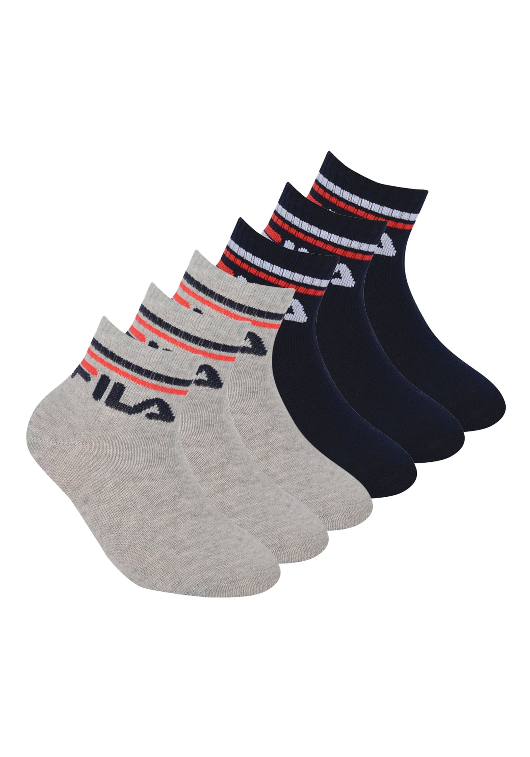 Fila Sneakersocken "Socken Quarter Junior Socks 6er Pack"