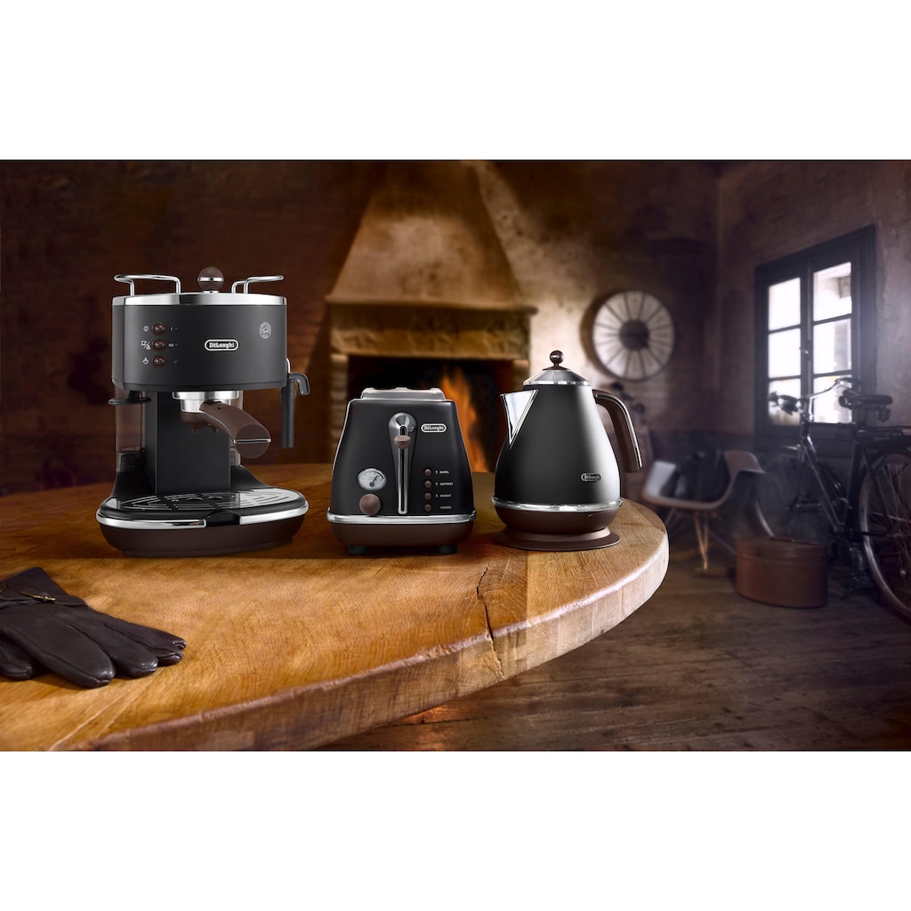 De'Longhi Toaster »CTOV 2003.BK«, 2 kurze Schlitze, 900 W