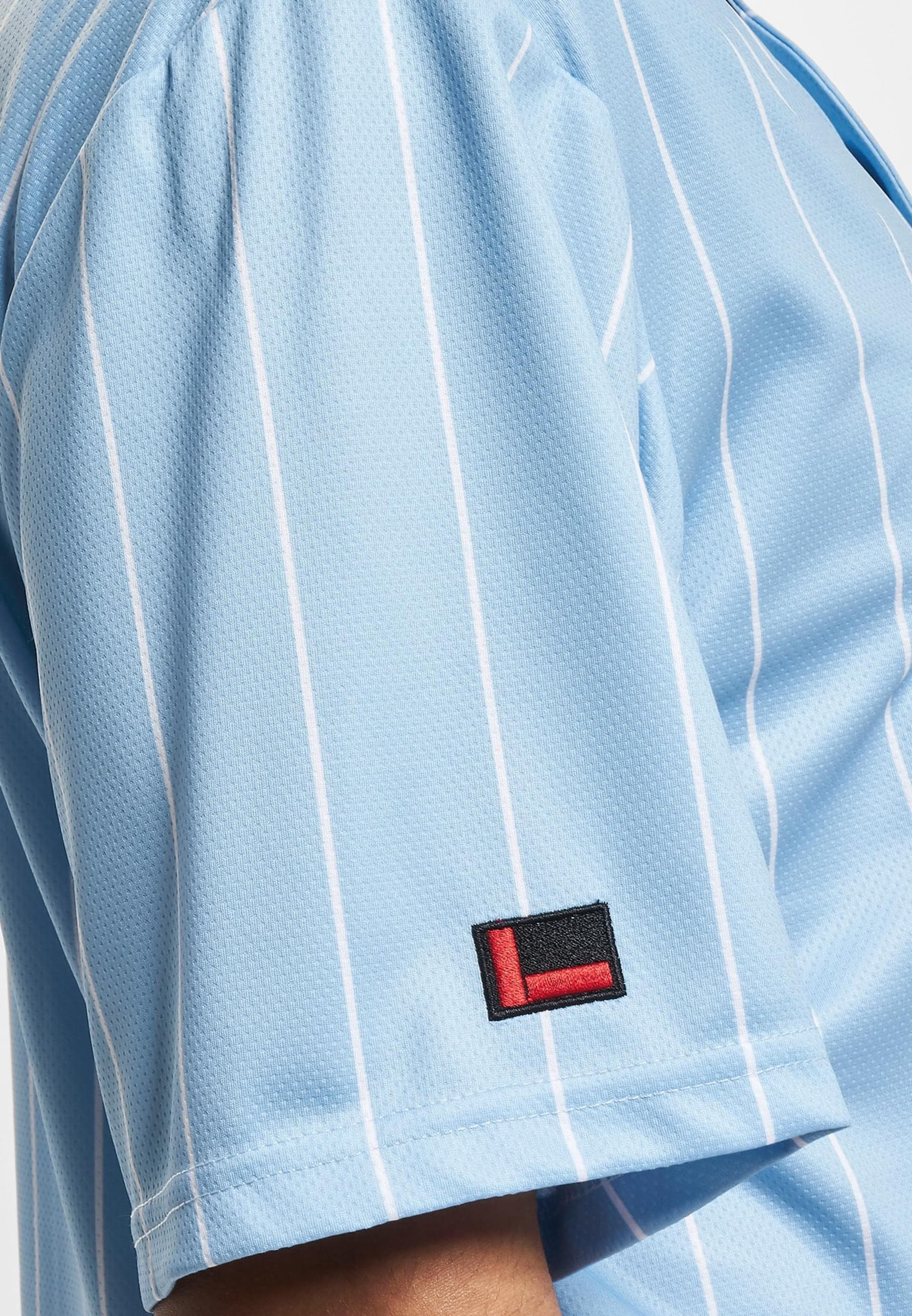 Fubu T-Shirt »Fubu Herren FM232-003-3 FUBU Varsity Pinstripe Baseball Jersey«, (1 tlg.)