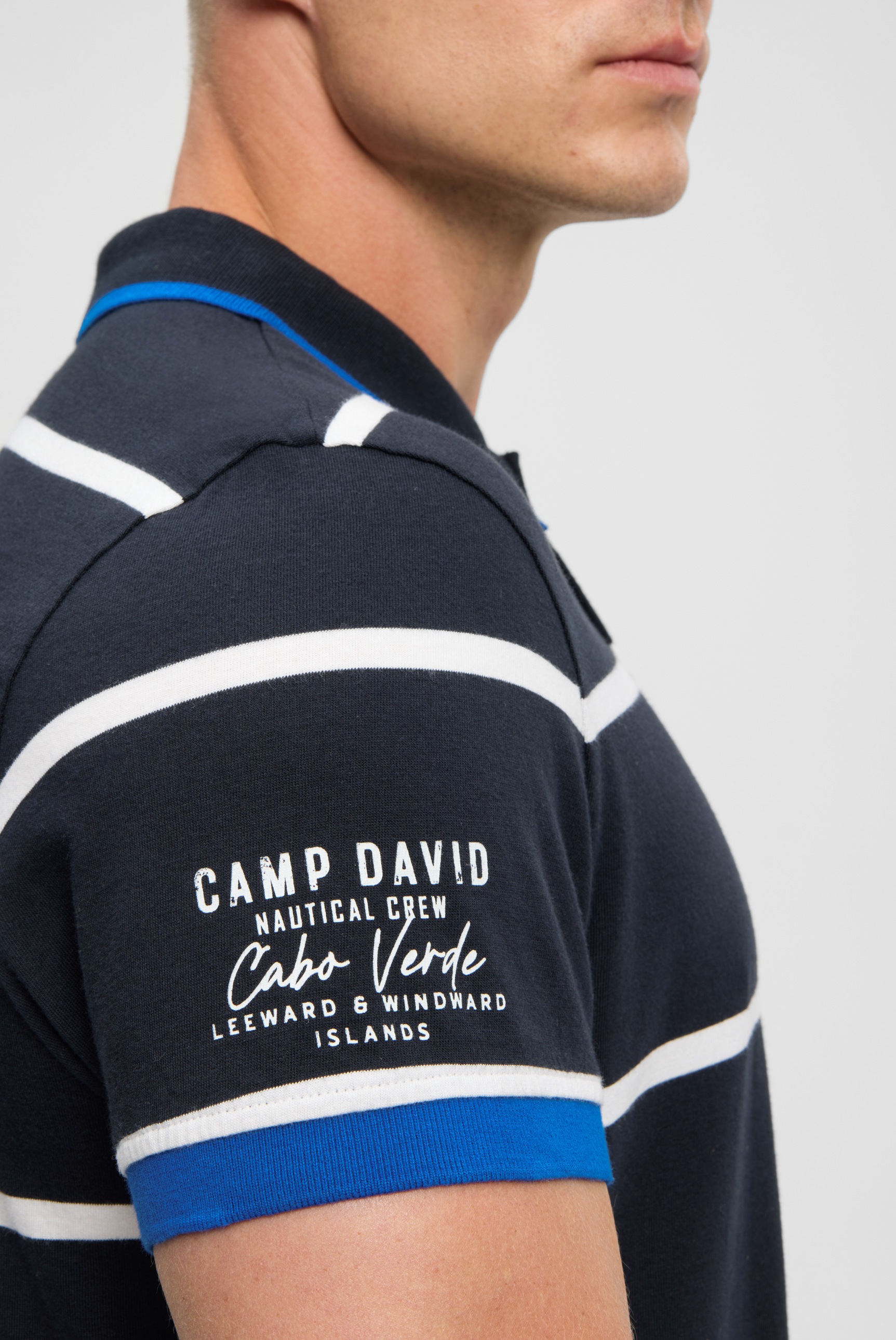 CAMP DAVID Poloshirt aus Baumwolle