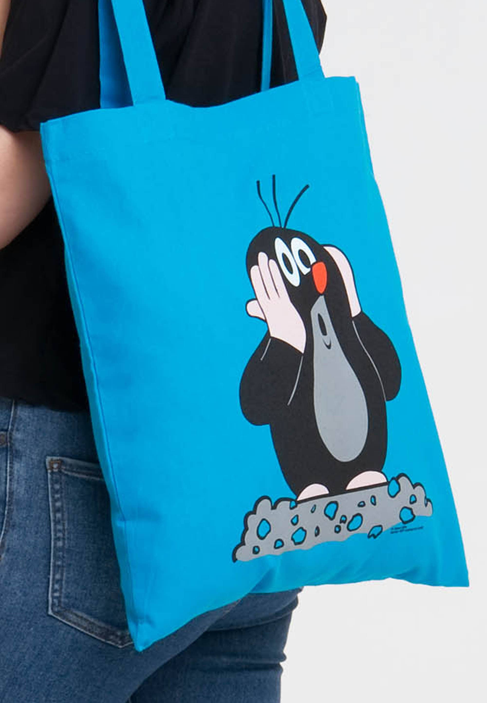 LOGOSHIRT Henkeltasche »Baumwolltasche Der kleine Maulwurf«, mit Der kleine Maulwurf-Motiv