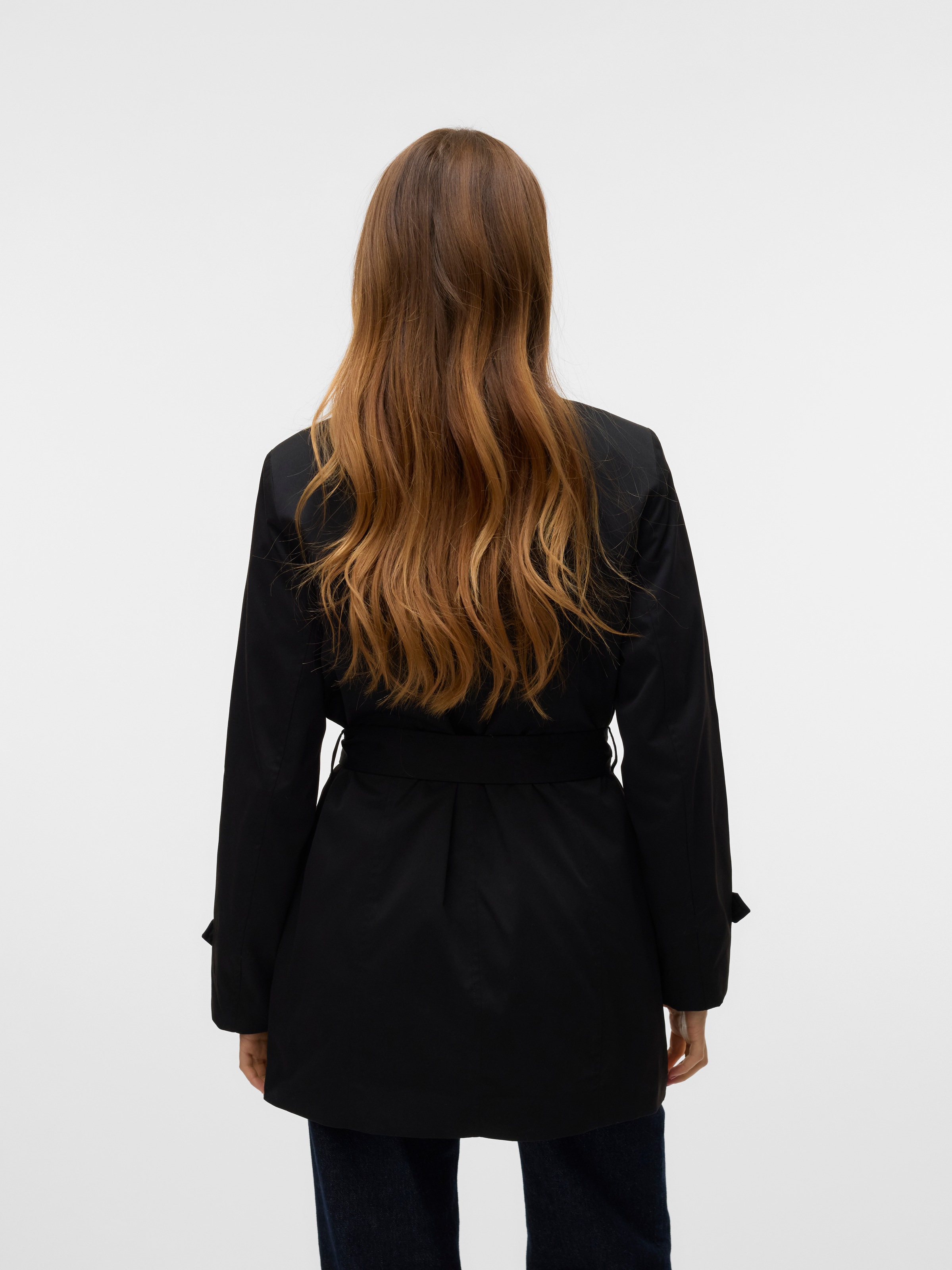 Thumbnail - Vero Moda Trenchcoat "VMCHELSEA OLIVIA TRENCHCOAT NOOS" kurzer 2-Reiher mit abnehmbarem Bindegürtel