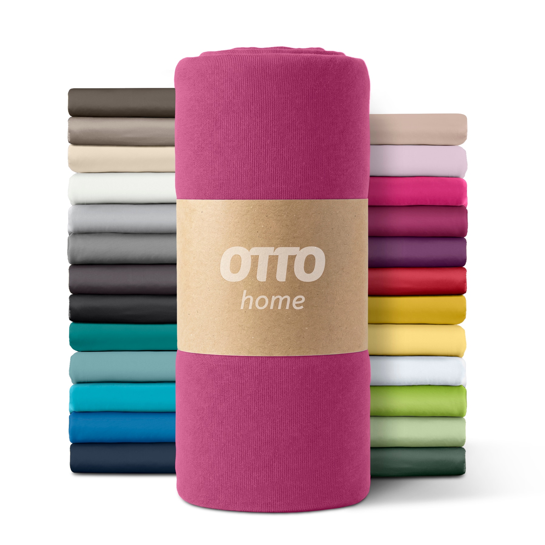 OTTO home Spannbettlaken "PAPRIKA Microfaser-Jersey, pflegeleicht" Bettlaken Laken in Jersey Qualität, schnelltrocknend
