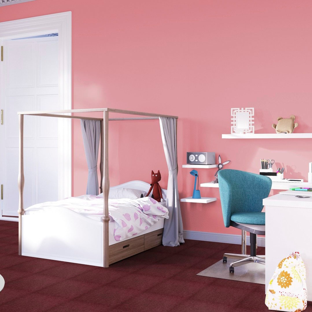 Bodenmeister Teppichboden »Jupiter, Velours - meliert, Made in Belgium«, rechteckig, 7,5 mm Höhe, Wohnzimmer, Schlafzimmer, Kinderzimmer, Breite 400/500 cm