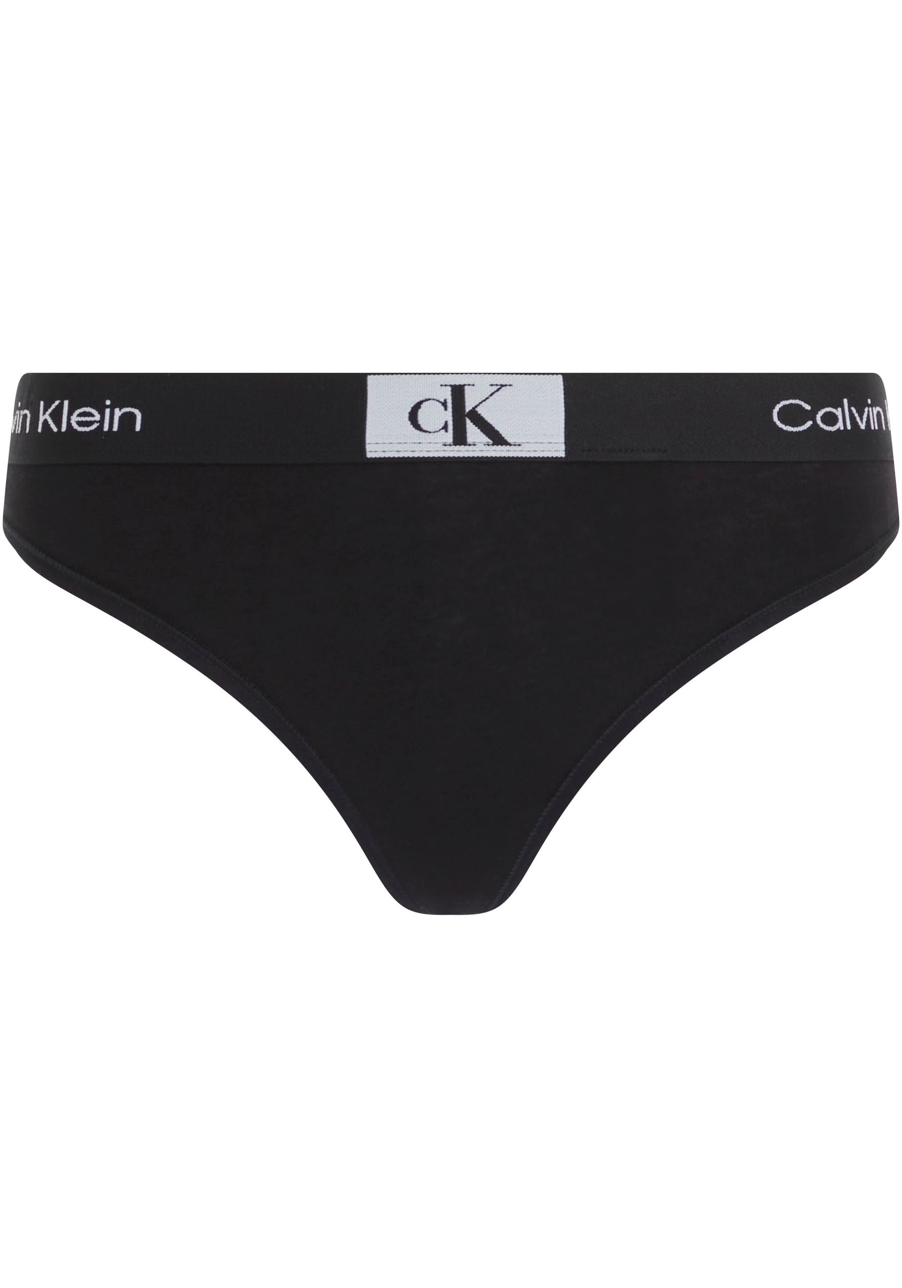 Calvin Klein Underwear String »MODERN THONG«, mit klassischem Logobund