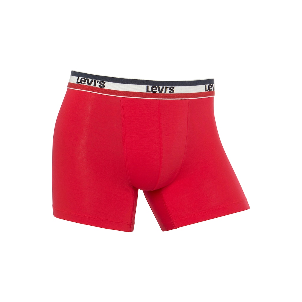 Levi's® Boxershorts »Men Sportswear Logo Boxer«, (Packung, 6 St.), Mit Logo-Bund