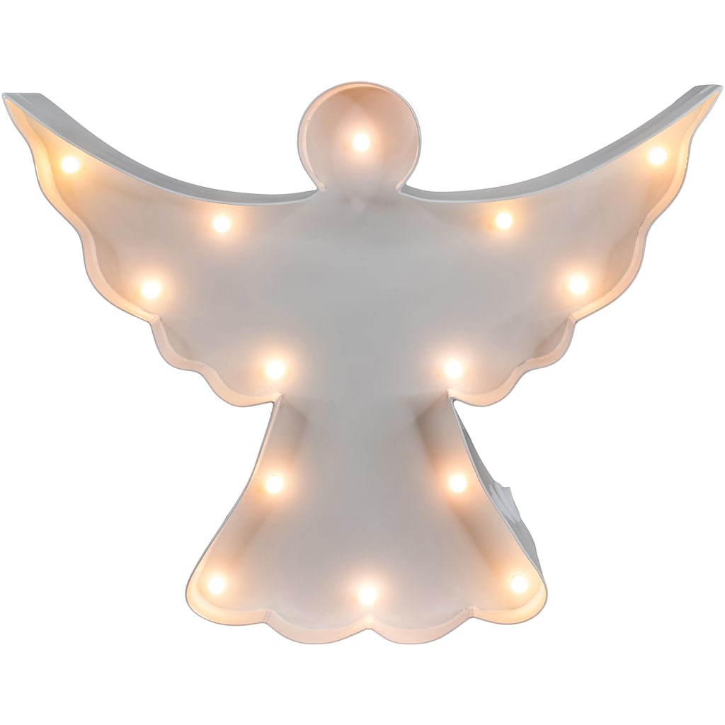 MARQUEE LIGHTS LED Dekolicht »Angel«, 14 flammig-flammig
