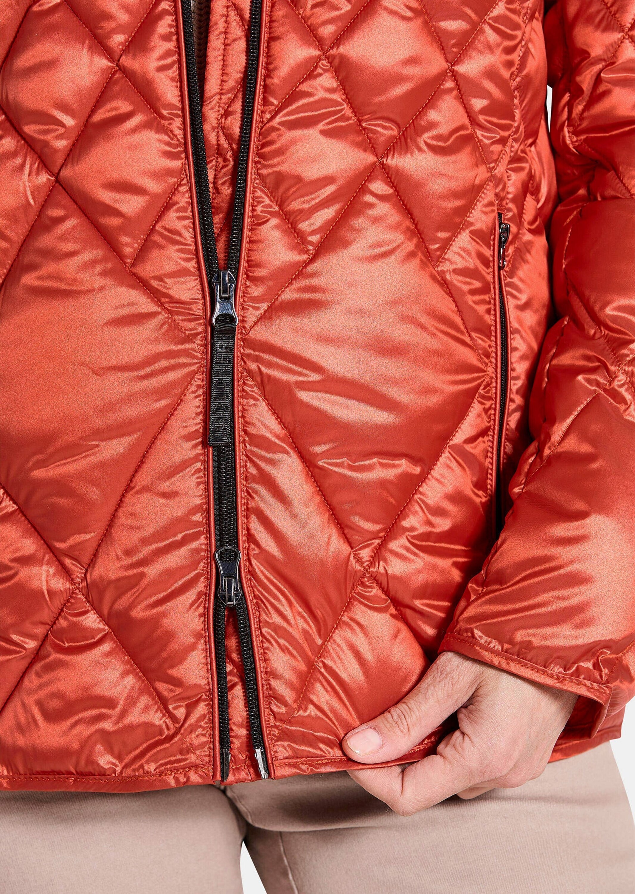 GOLDNER Kurzjacke »Kurzgröße Steppjacke mit Rautenmuster« Besonderer Diamant-Stepp