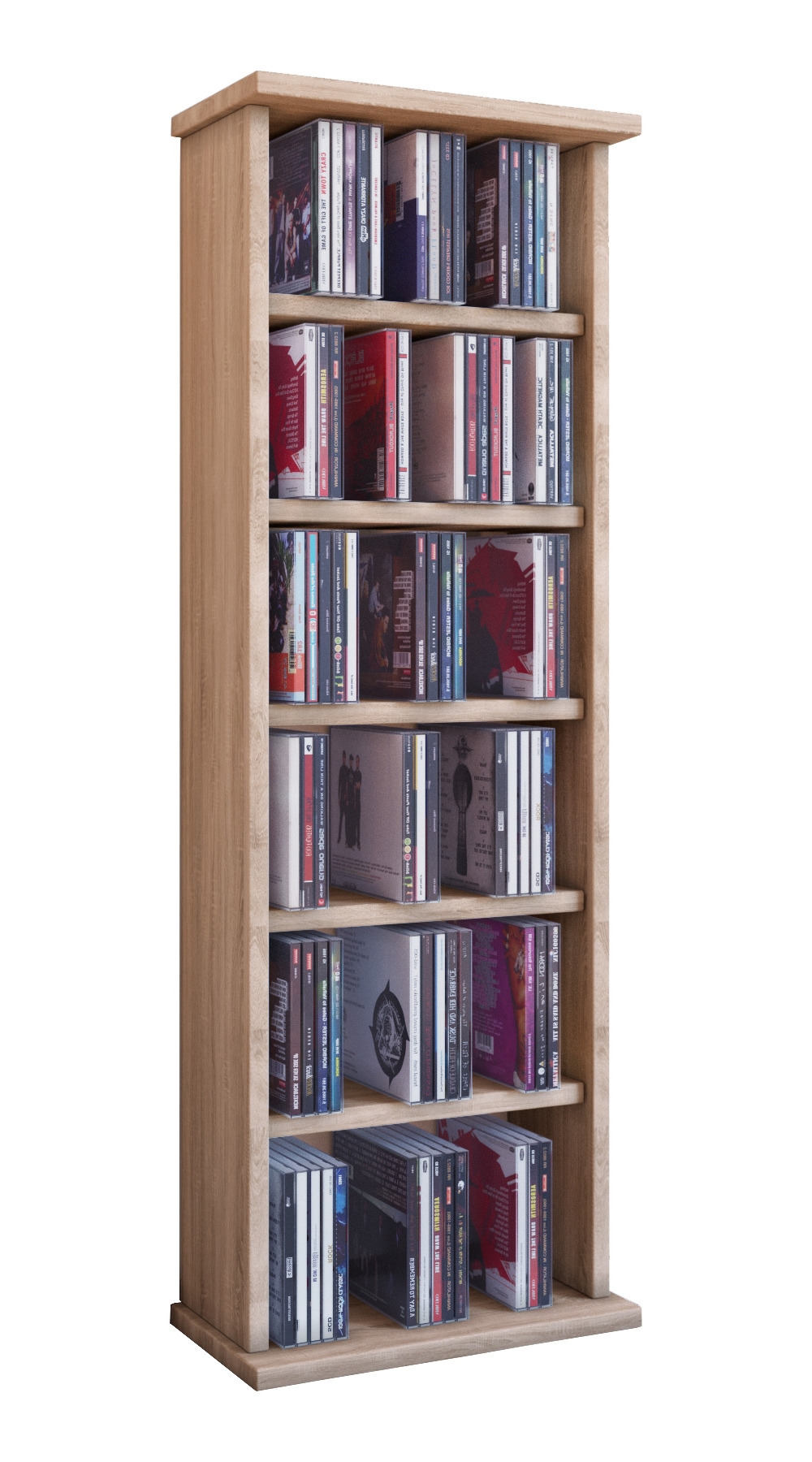 VCM Media-Regal »Holz CD DVD Stand Regal Schrank Ständer Vostan«