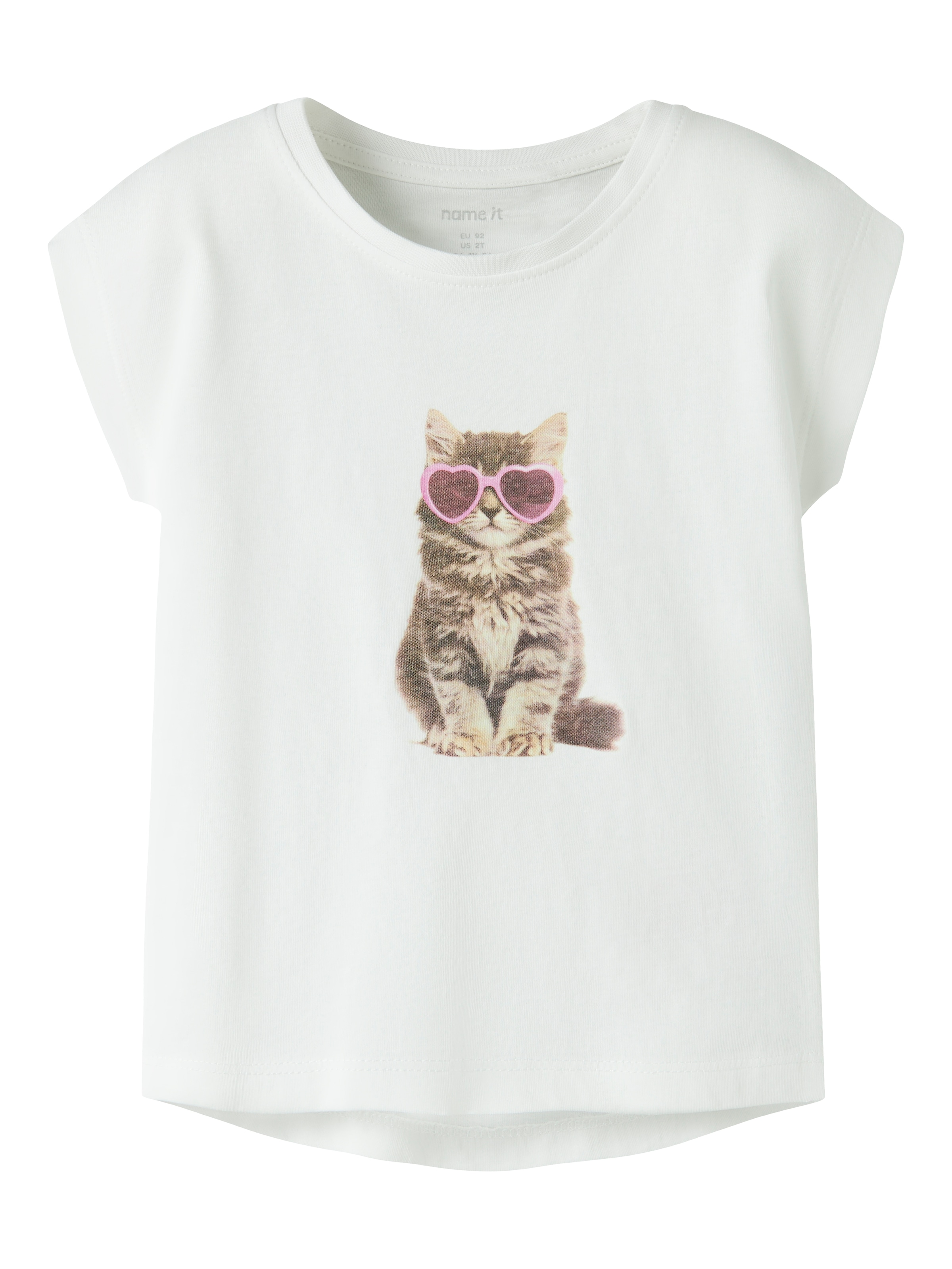 Name It T-Shirt "NMFVOTIA CAPSL TOP" Baumwolle, loose fit