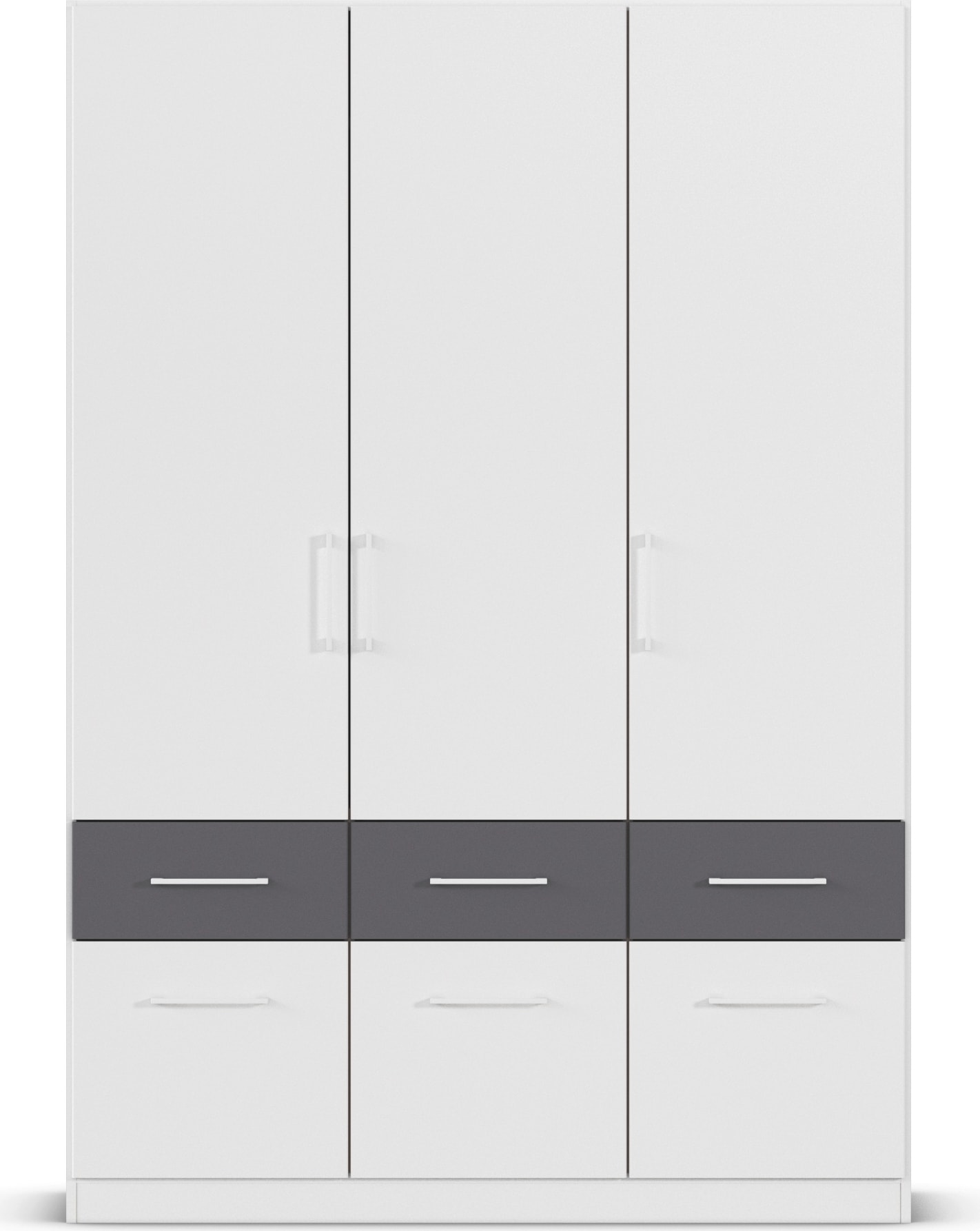 rauch Kleiderschrank »Kleiderschrank Schrank Garderobe Wäscheschrank DUNDEE«, (mit 3 Griff-Varianten), Schubladen in zwei Höhen, optional mit Spiegel MADE IN GERMANY
