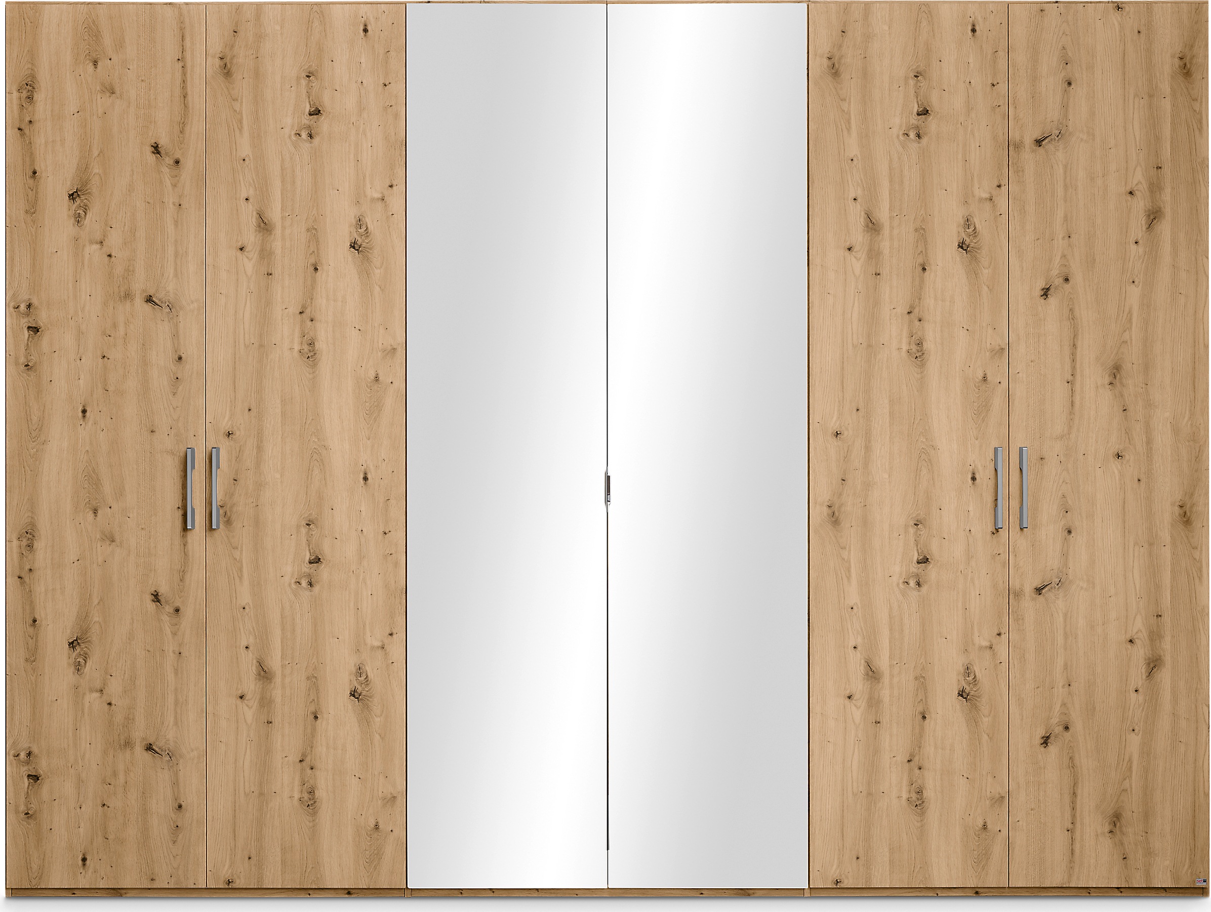 set one by Musterring Drehtürenschrank »Henderson«, mit Spiegel, in 2 Breiten, inkl. Fachböden und Kleiderstangen