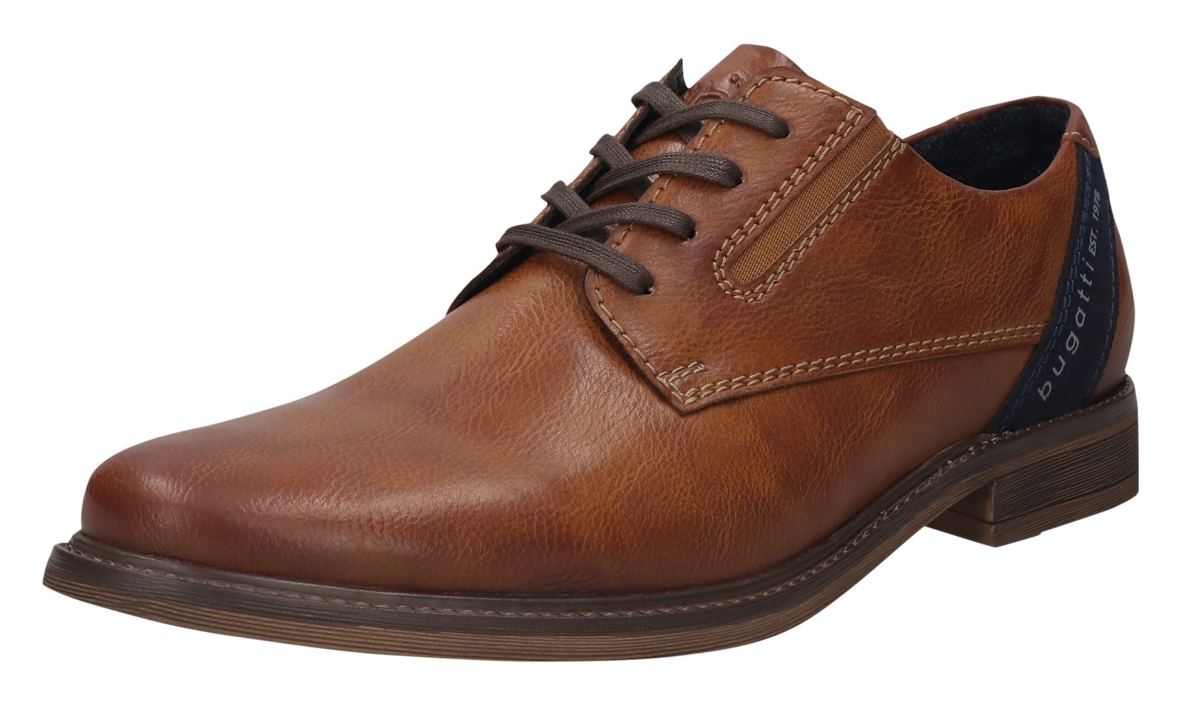 bugatti Schnürschuh, Anzugschuh, Business Schnürschuh mit modischem Fersen- günstig online kaufen