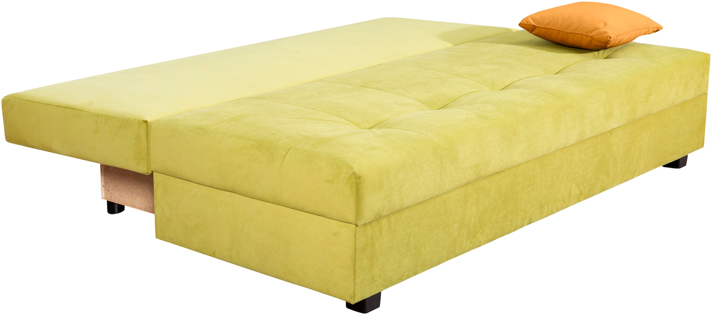 COLLECTION AB Schlafsofa »DARIA inklusive Schlafunktion und Bettkasten«, Schlafsofa,Bettfunktion,Bettkasten,inklusive Rückenkissen,Federkern