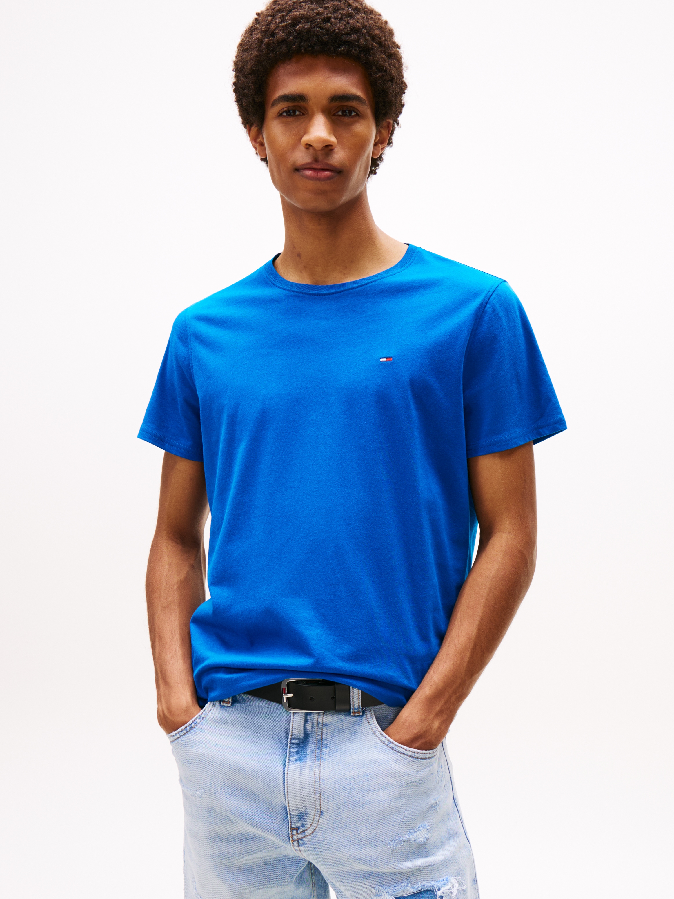 Tommy Jeans T-Shirt "TJM ESSENTIAL SOLID TEE", mit Rundhalsausschnitt und d günstig online kaufen