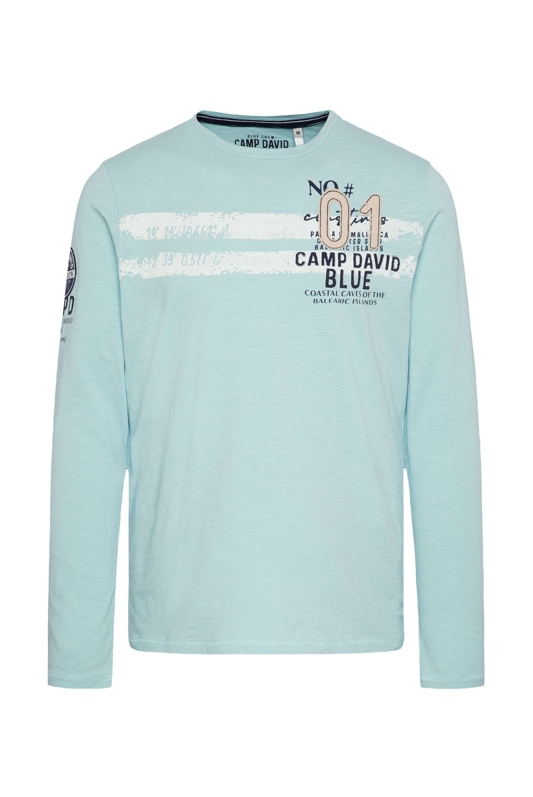 CAMP DAVID Rundhalsshirt, aus Baumwolle