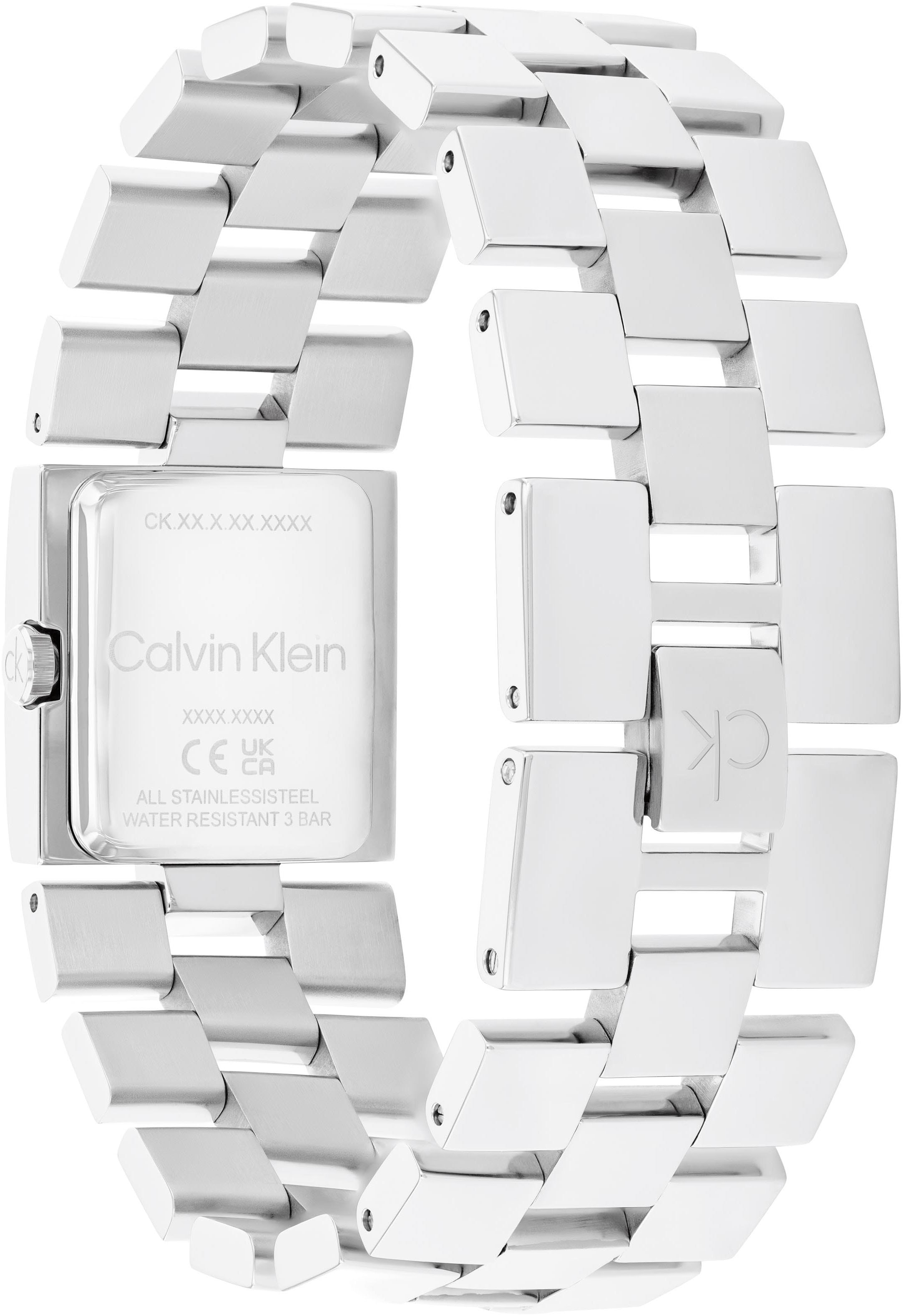 Calvin Klein Quarzuhr »CK MERIDIAN«, Armbanduhr, Damenuhr, Edelstahlarmband, analog