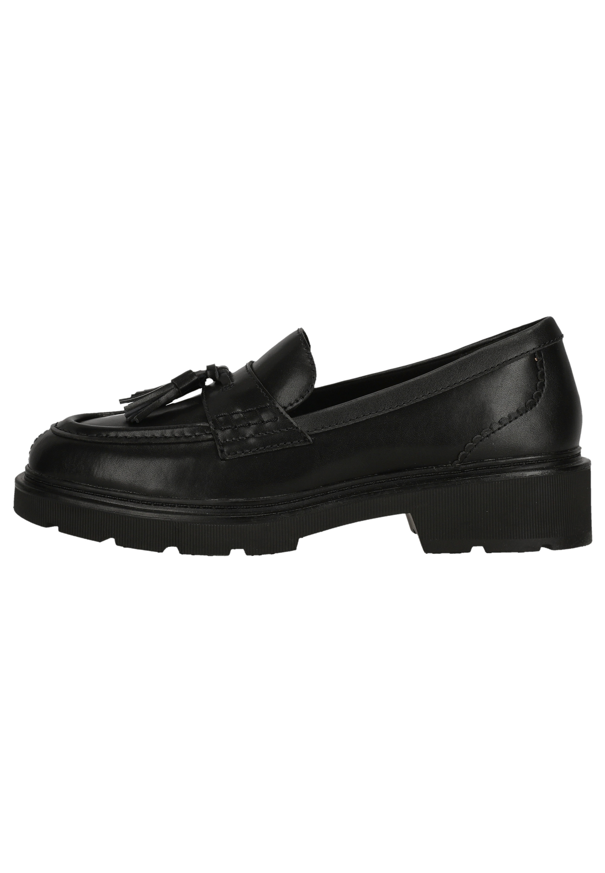 Clarks Slipper »Lauryl Tassel«, aus weichem Leder