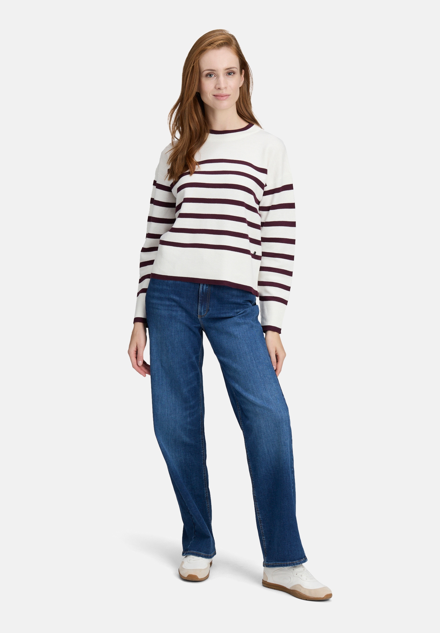 Betty&Co Strickpullover "Damen mit Streifen" 1 Stk.