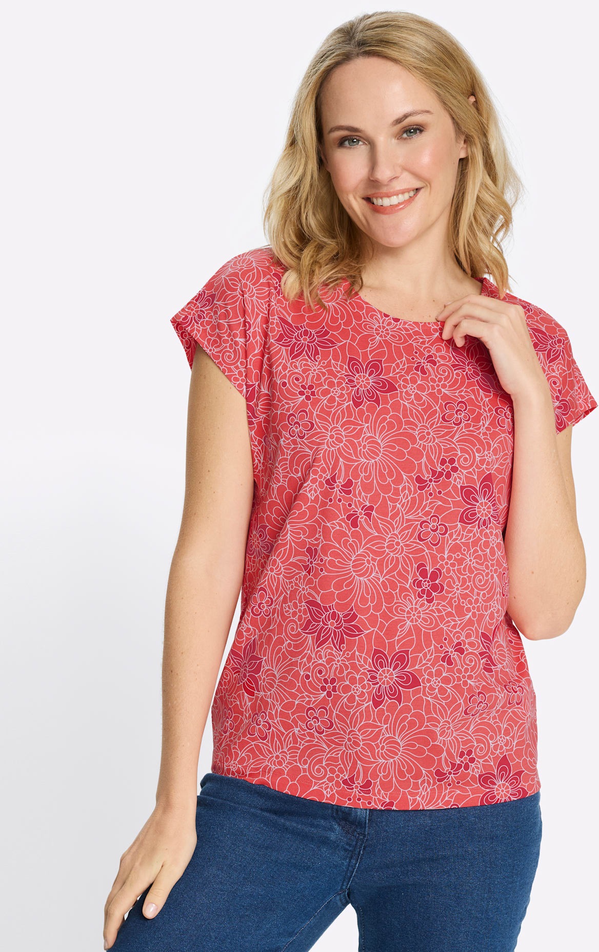 Classic Basics Kurzarmshirt "Rundhals-Shirt" 1 tlg. günstig online kaufen