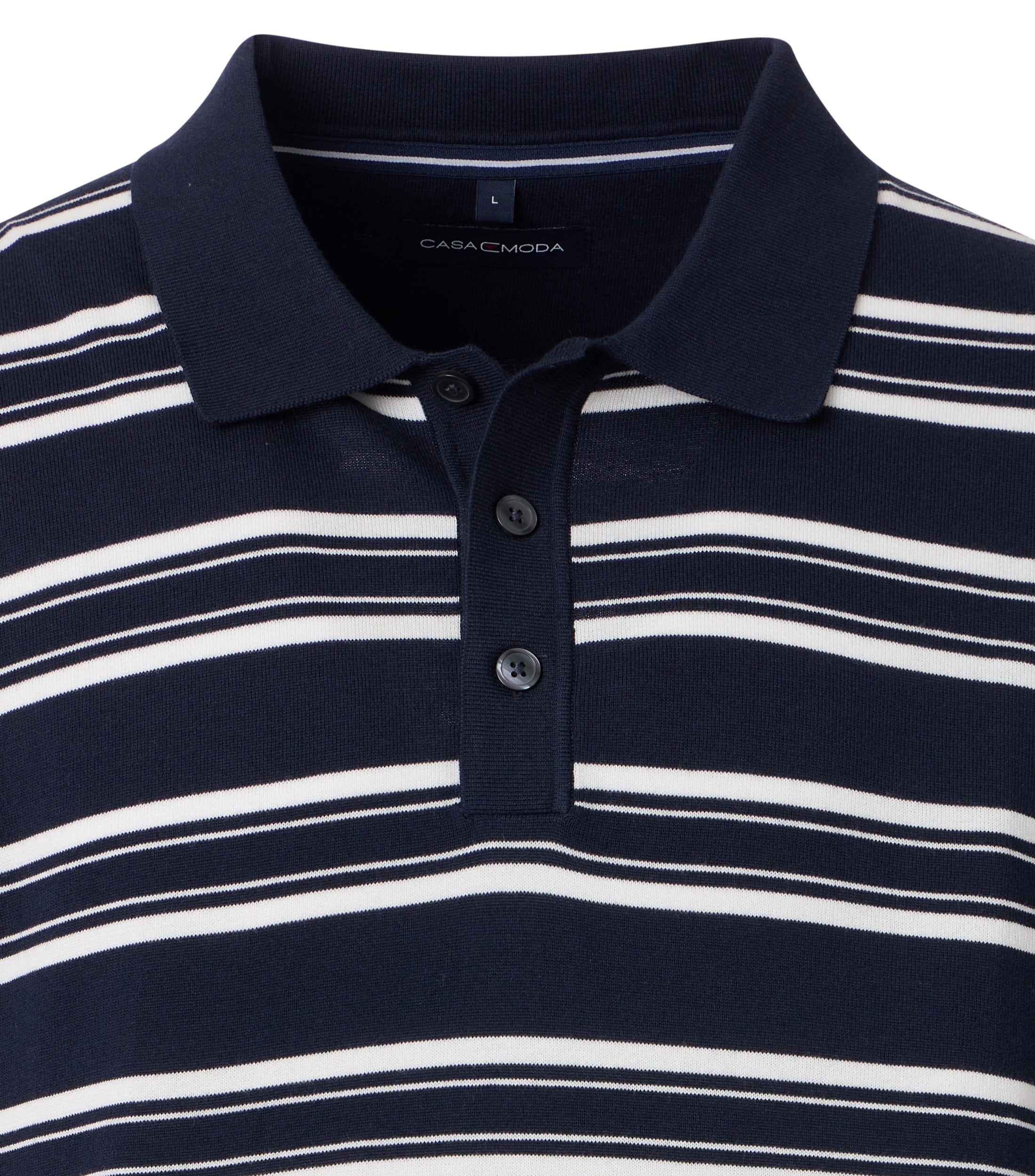 CASAMODA Poloshirt »CASAMODA Polo-Shirt gestreift«
