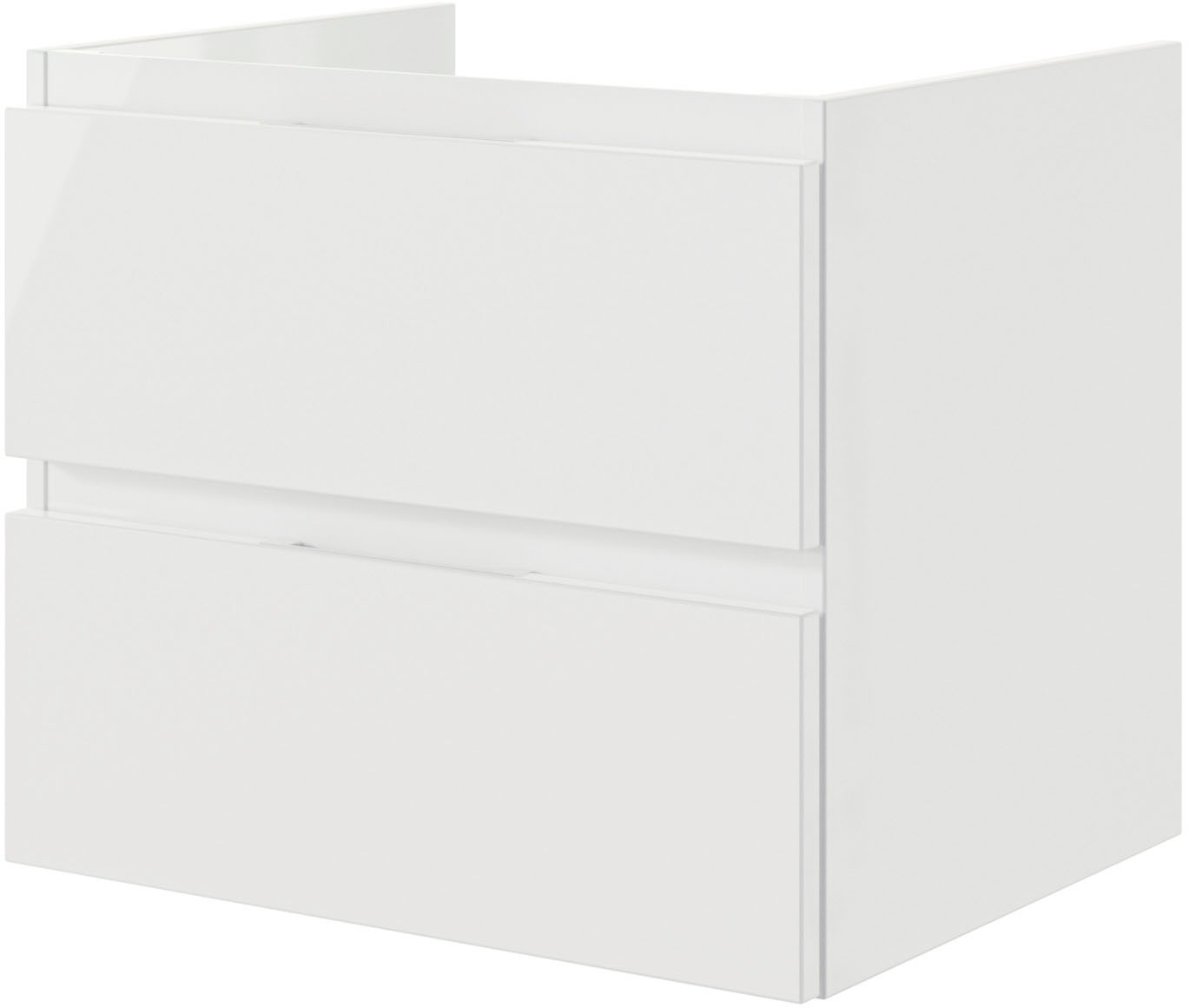 Saphir Badmöbel-Set »Serie 4035 2-teilig, Keramikwaschtisch mit LED-Spiegelschrank«, (Set), 60 cm breit, inkl. Türdämpfer, 2 Schubladen, 2 Türen, 2 Einlegeböden