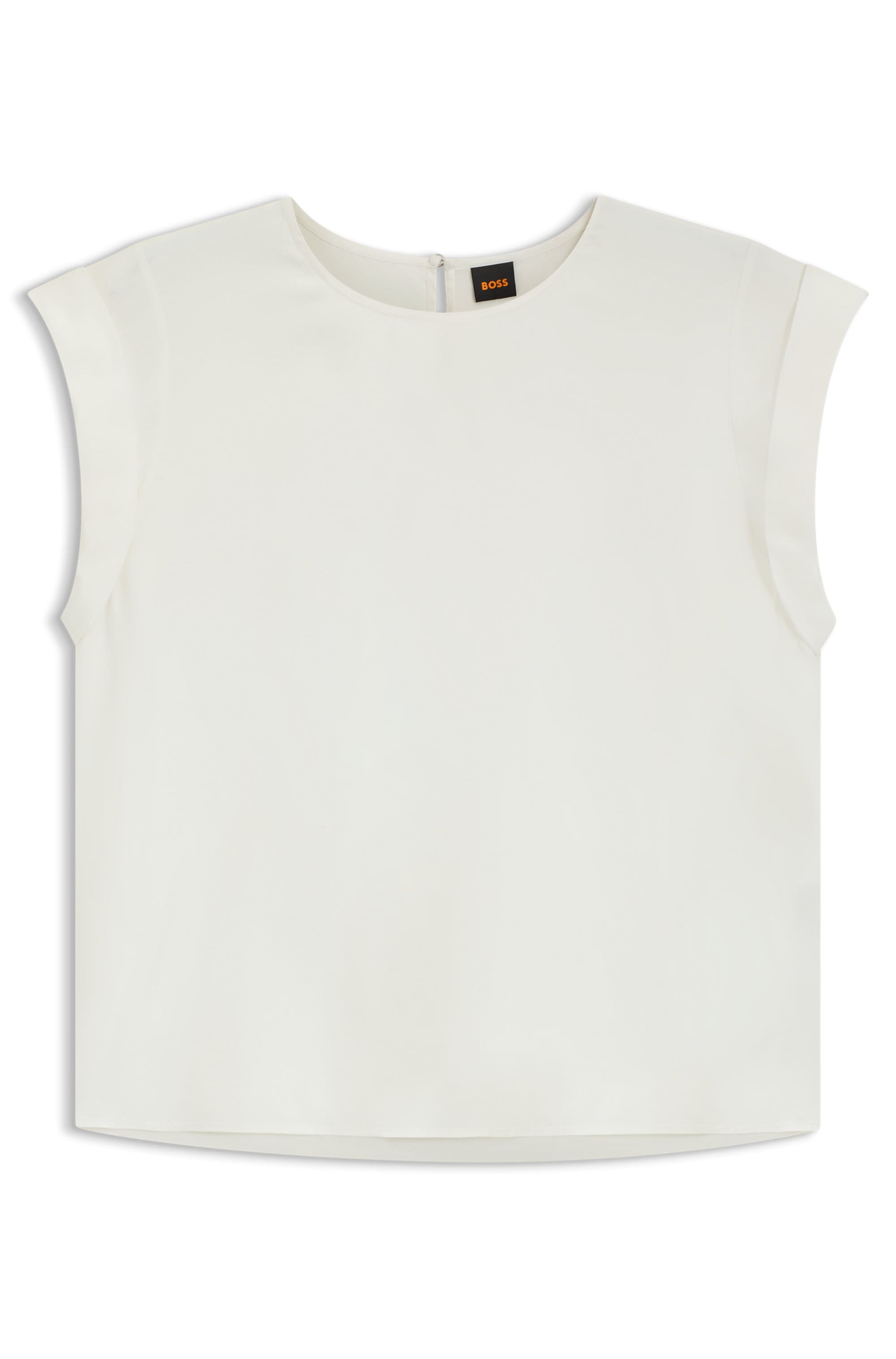 BOSS ORANGE Shirtbluse »Irnette Premium Damenmode«, mit Ärmelaufschlag