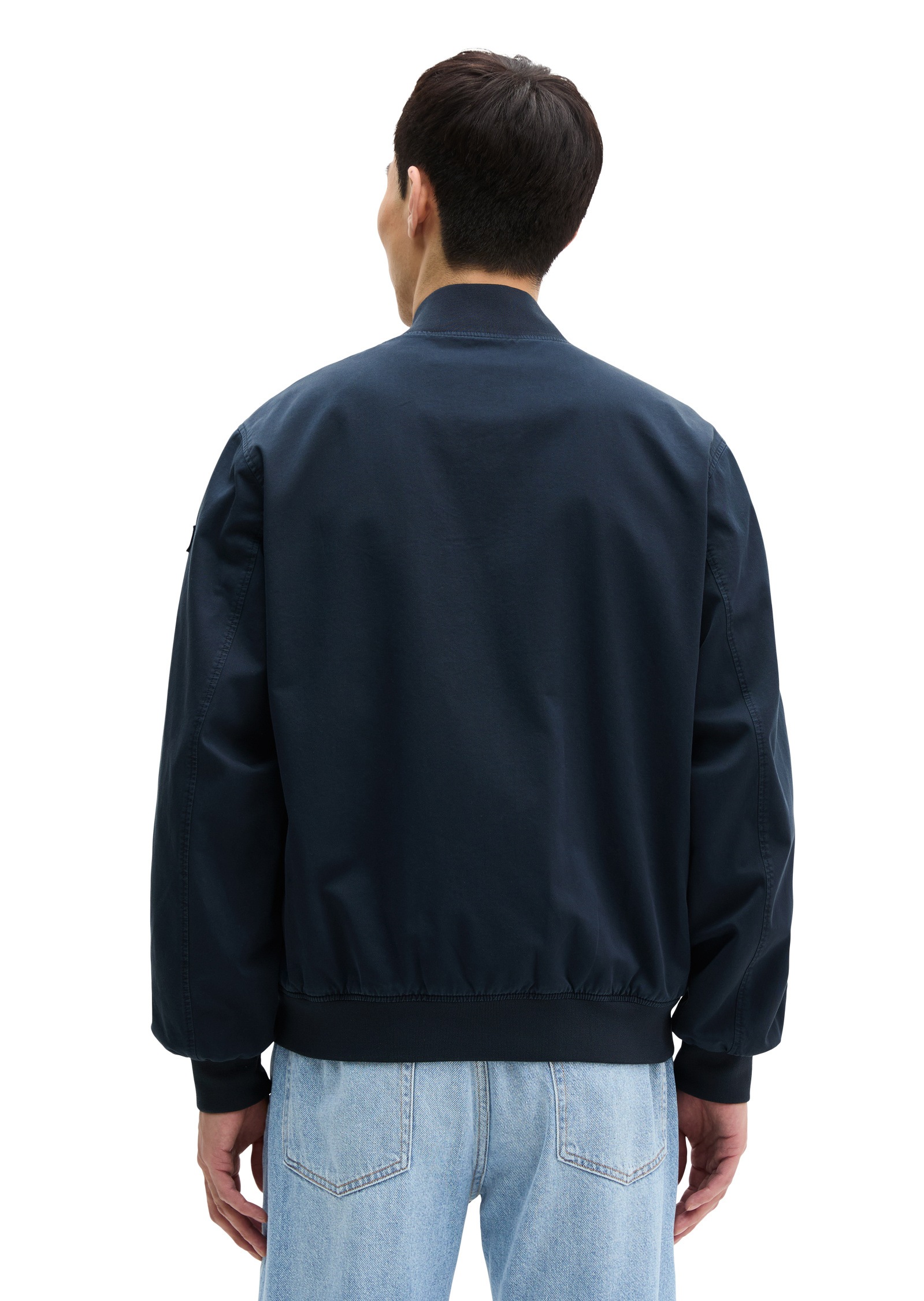 Thumbnail - Marc OPolo Outdoorjacke "aus Bio-Baumwoll-Twill" ohne Kapuze