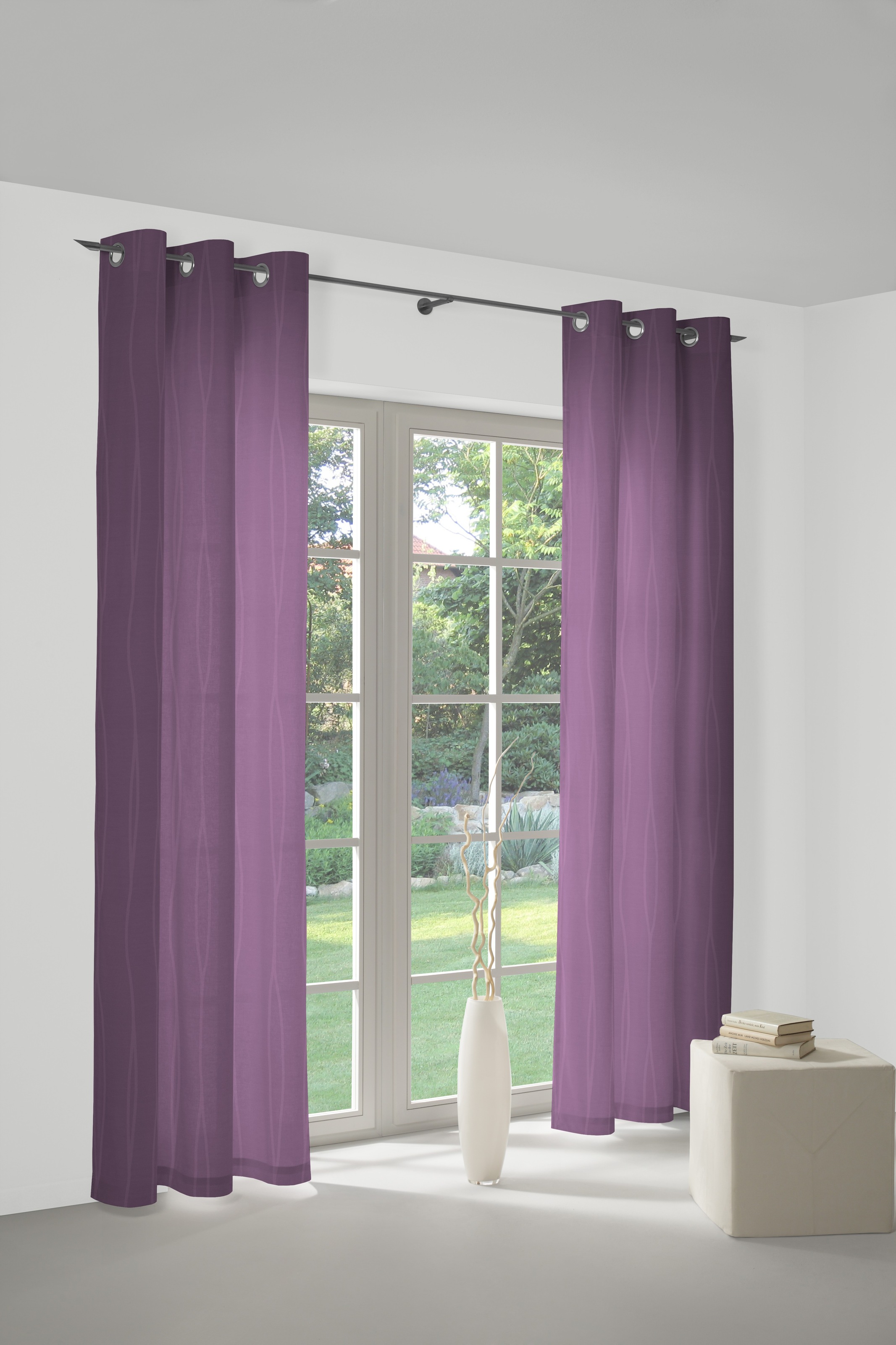 Wirth Vorhang "LANGWASSER" Ösen 1 Stk. tlg. günstig online kaufen