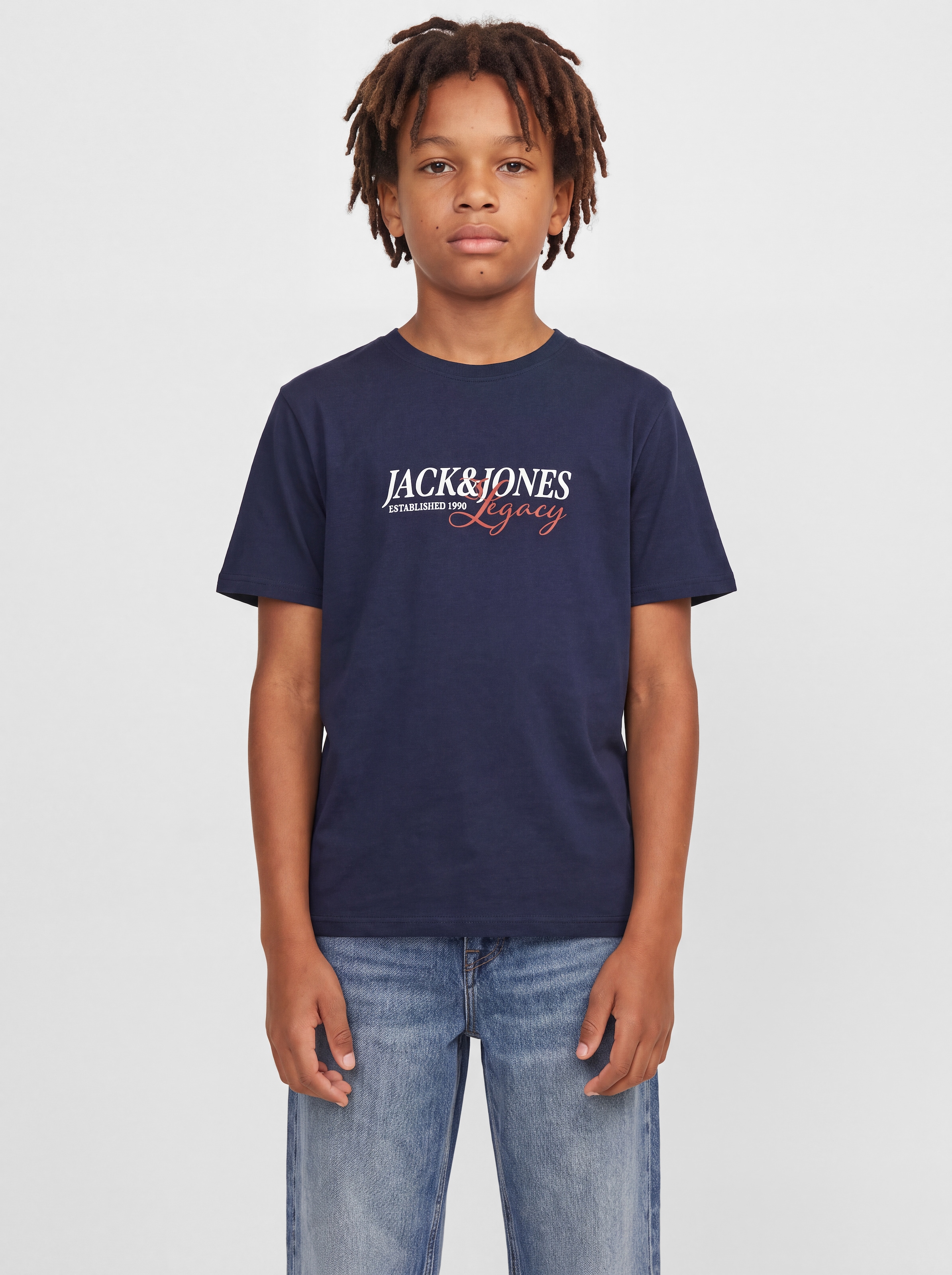 Jack & Jones Junior Rundhalsshirt »JJJADE TEE SS CREW NECK 3PK MP JNR« Packung, 3 Baumwolle, regular fit