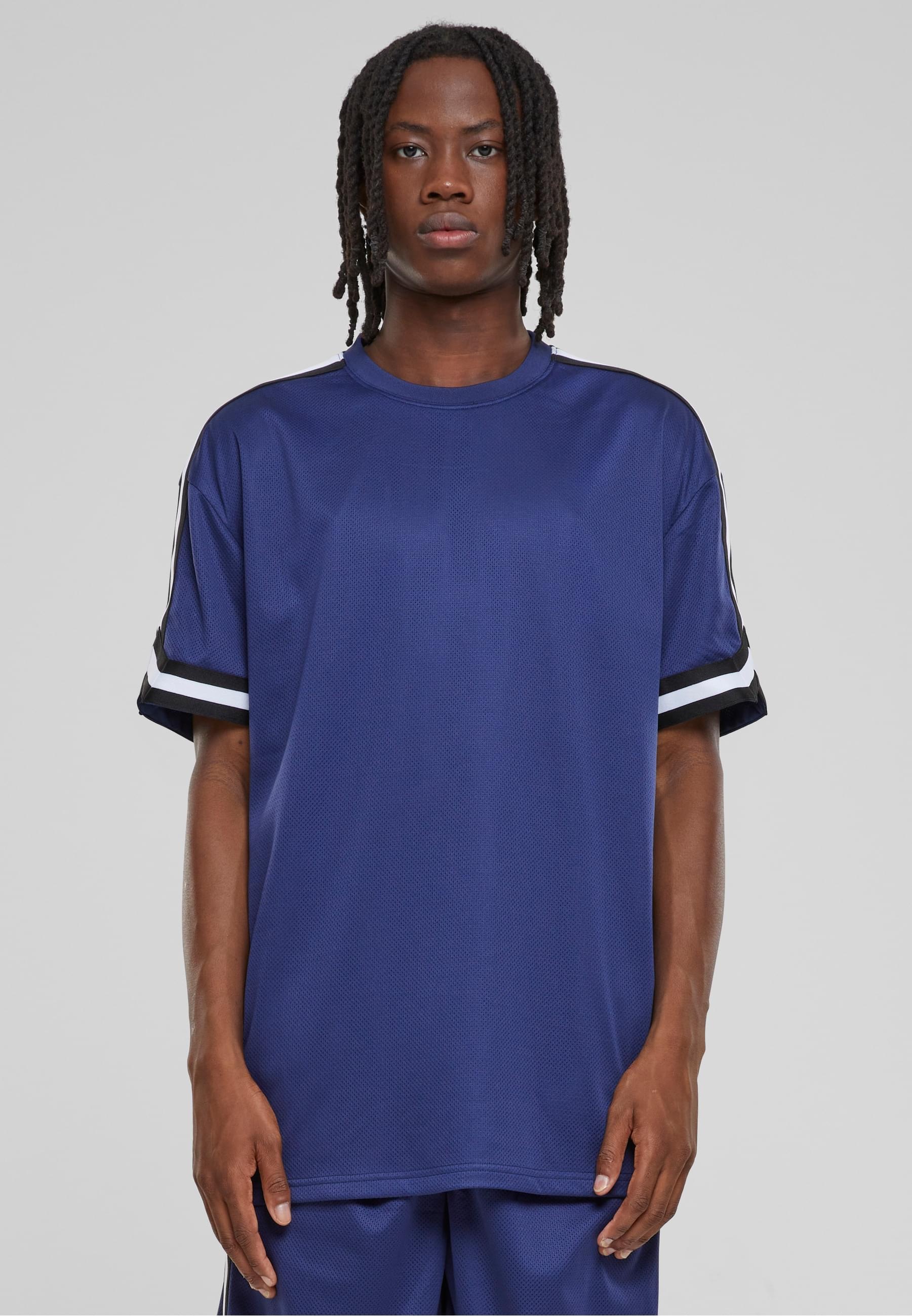 URBAN CLASSICS T-Shirt »Urban Classics Herren Oversized Stripes Mesh Tee«, (1 tlg.)