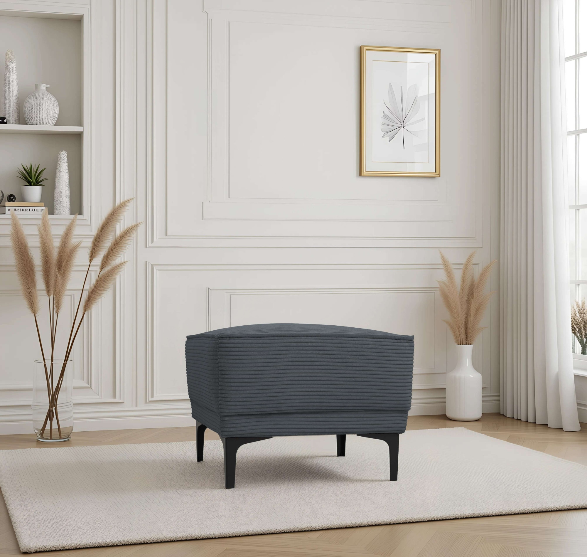 OTTO home Hocker "Oland Cord Polsterhocker" passend zur Serie OLAND