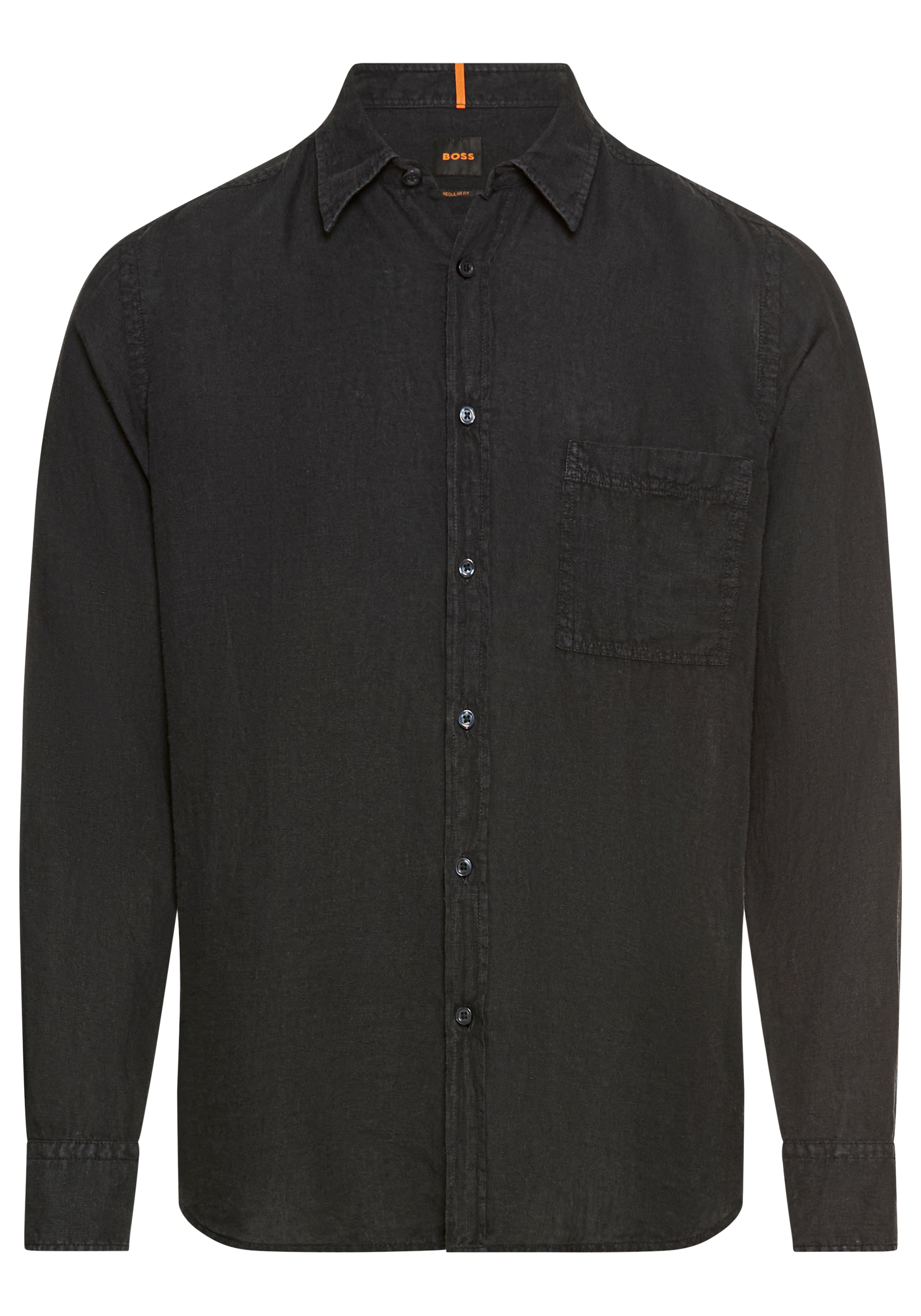 BOSS ORANGE Leinenhemd "Relegant", mit Markenlabel günstig online kaufen
