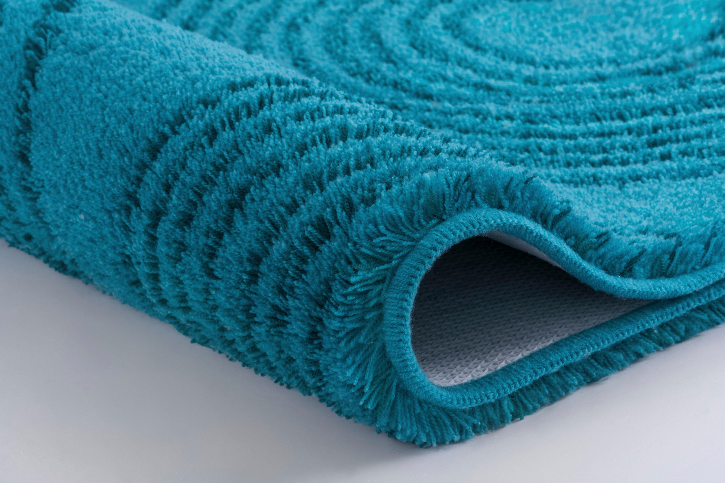 Kleine Wolke Badematte »Cosima«, rutschhemmend beschichtet, fußbodenheizungsgeeignet, Badteppich, modernes Kreis Design, waschbar