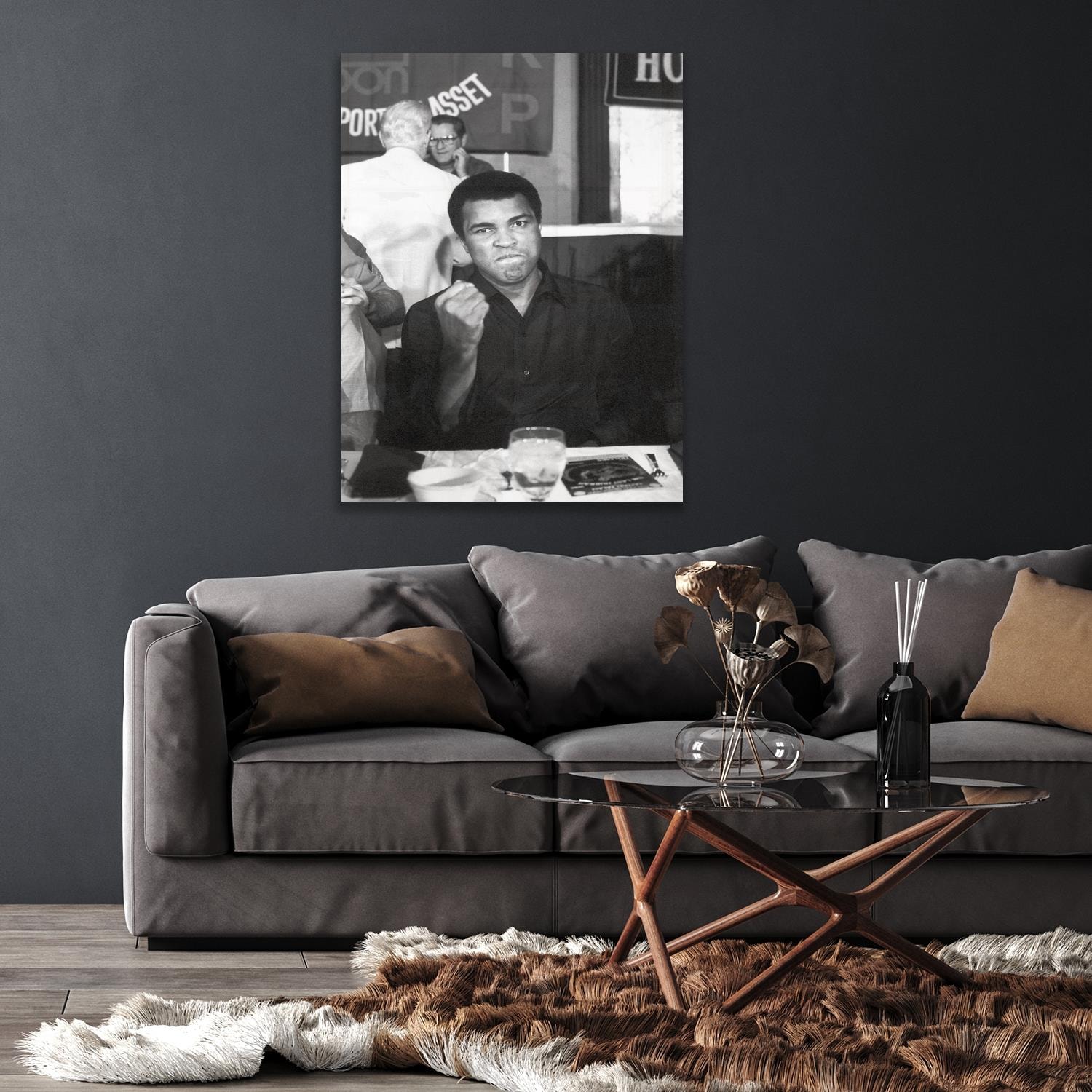 queence Acrylglasbild "Muhammad Ali" Mann  Schwarz-Weiß  Stars Fine Art-Pri günstig online kaufen
