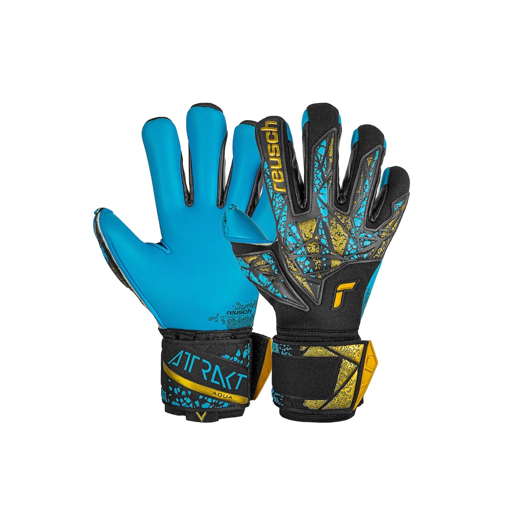 Reusch Torwarthandschuhe »Attrakt Aqua Finger Support«, mit Evolution Negative Cut