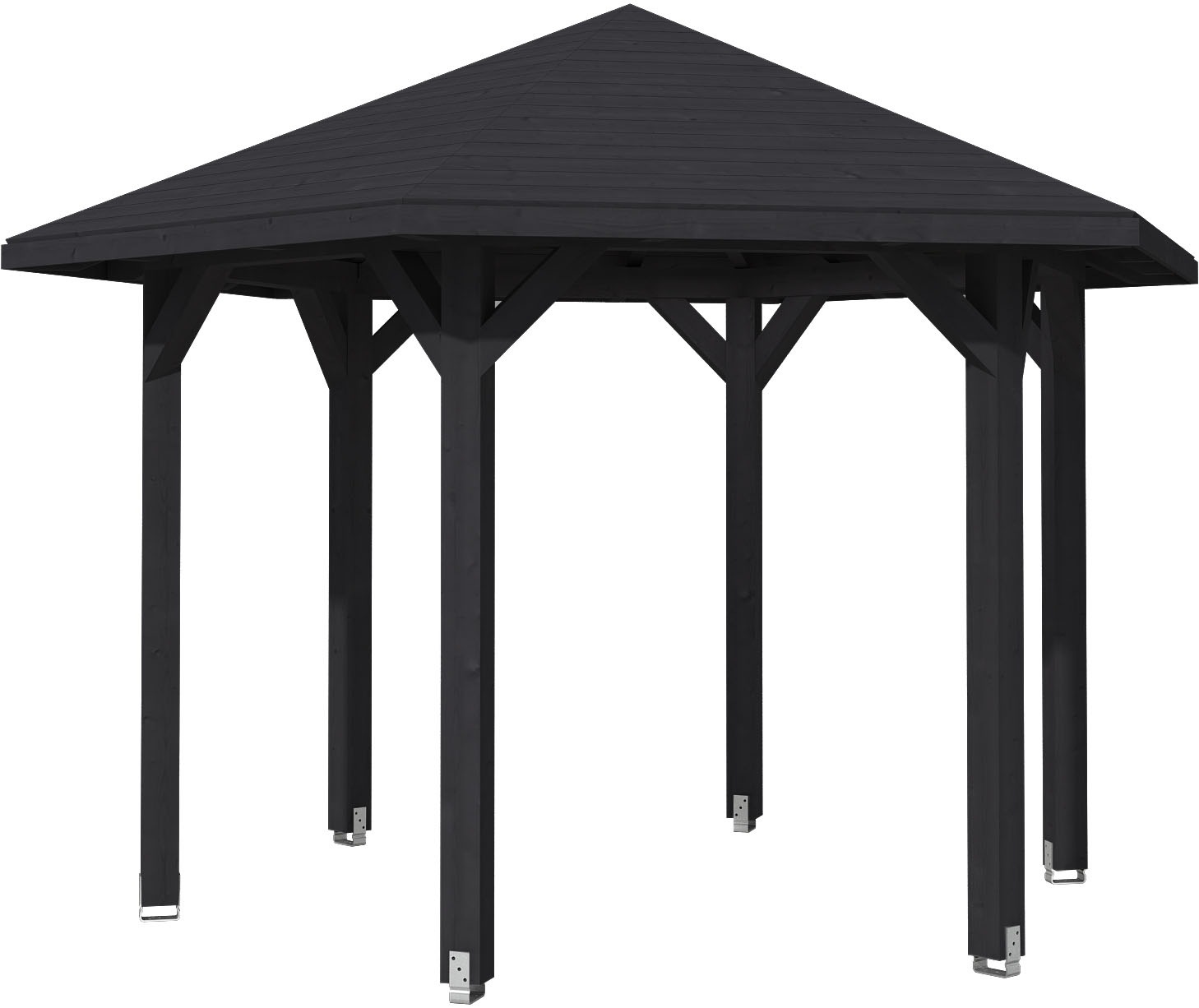 Skanholz Pavillon "Nancy 2", 6-Eck, BxT: 420x364 cm günstig online kaufen