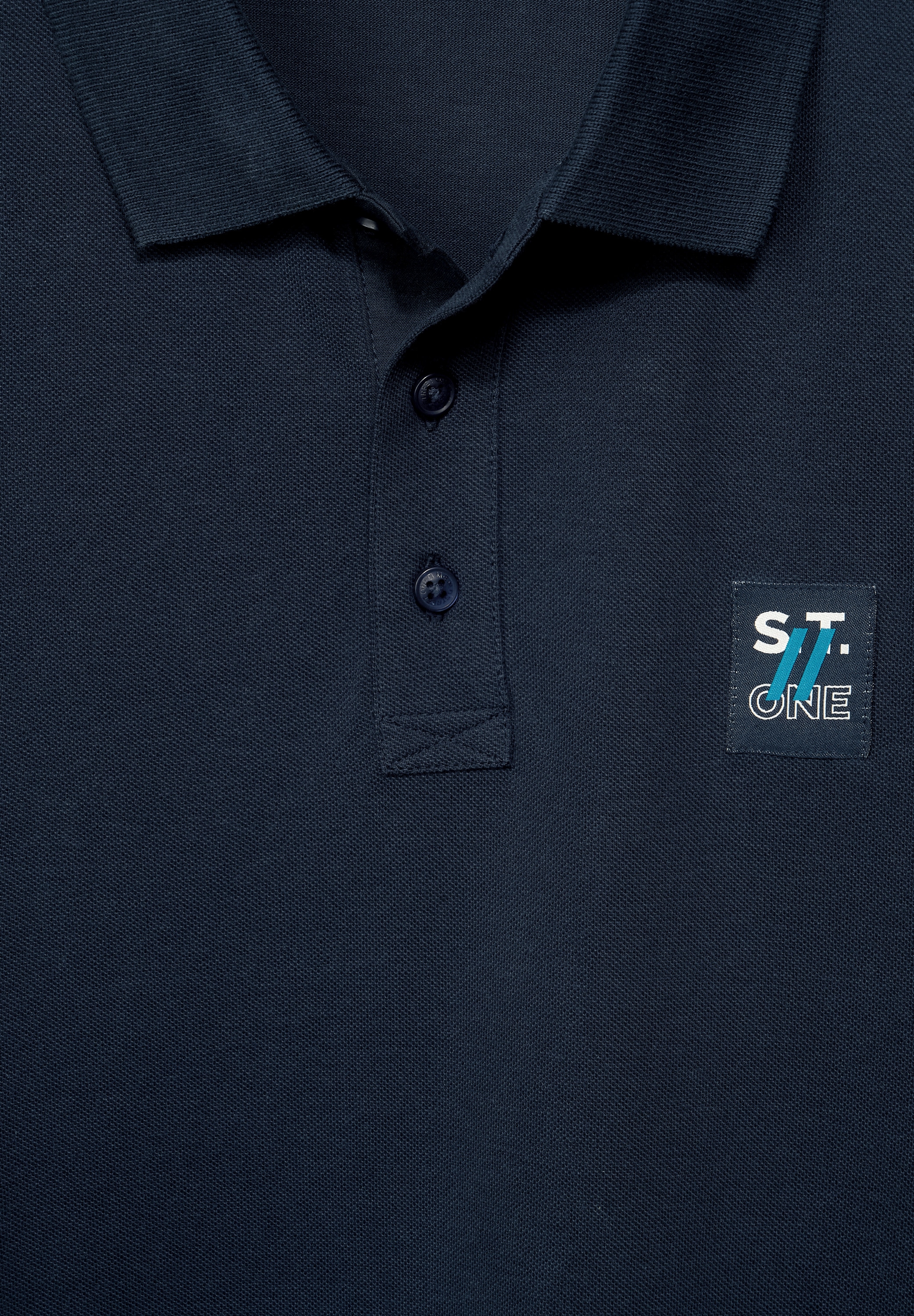 STREET ONE MEN Poloshirt, mit Piqué-Struktur