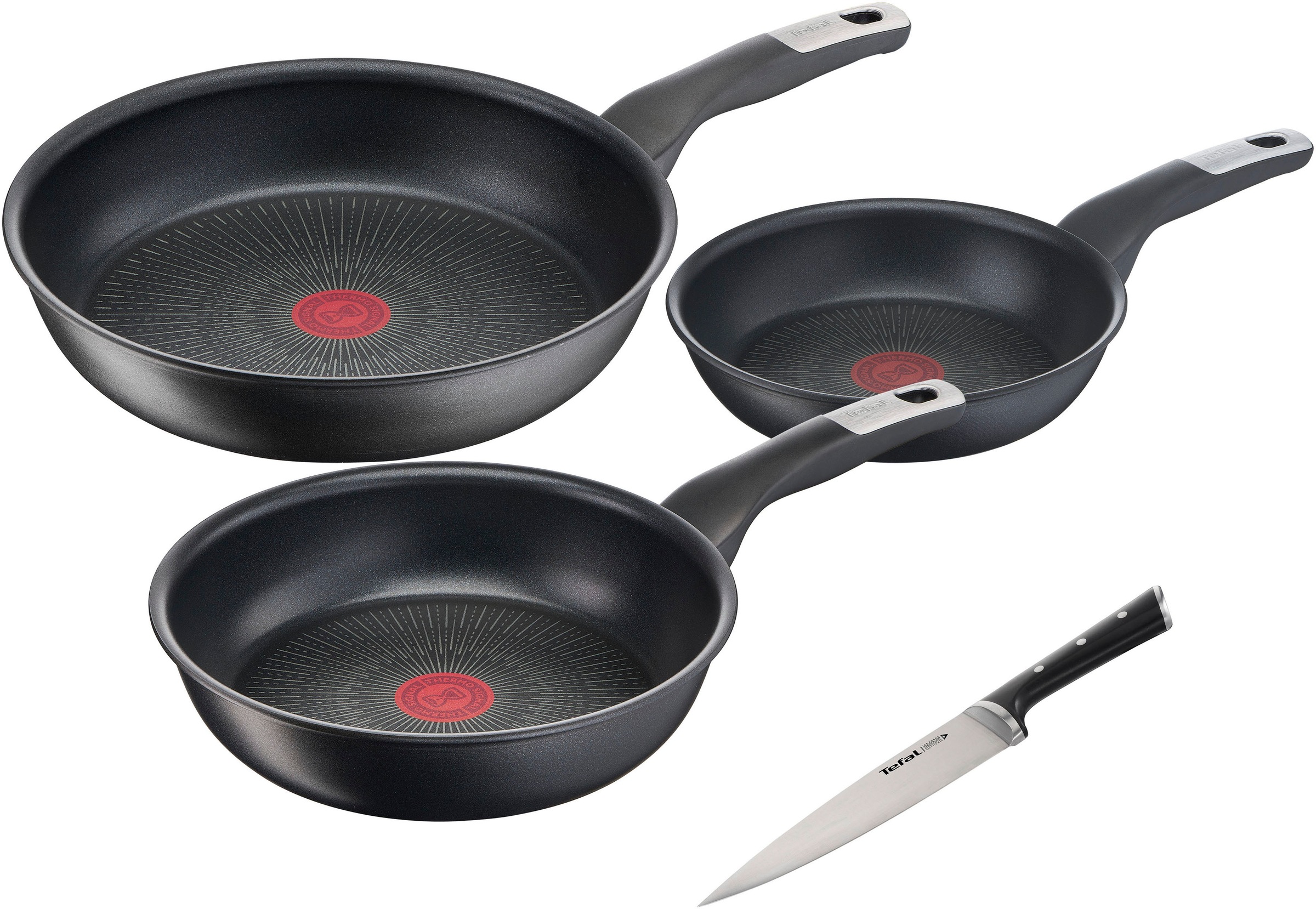 Tefal Pfannen-Set "Unlimited Ice Force" Aluminium Set, je 1 Bratpfanne Ø 20 günstig online kaufen