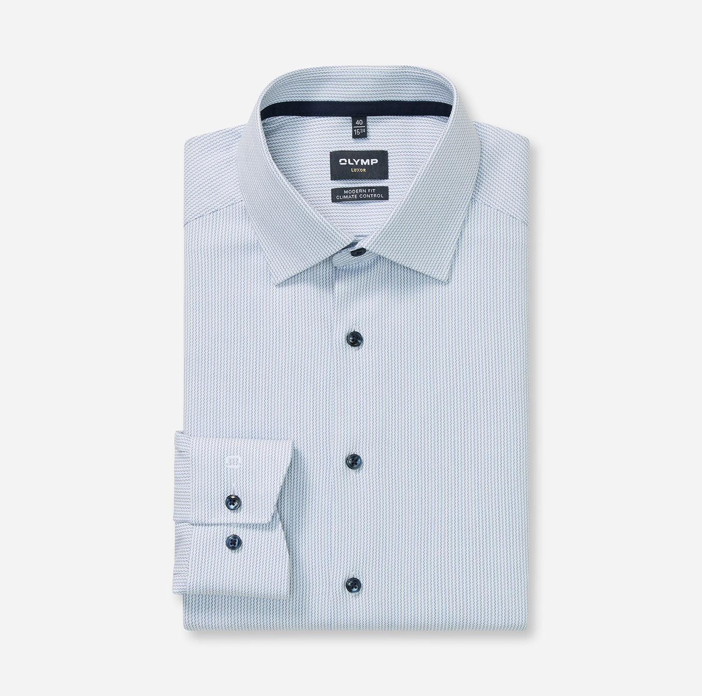 Thumbnail - OLYMP Langarmhemd "Luxor 24/Seven" Businesshemd, modern fit, New Kentkragen