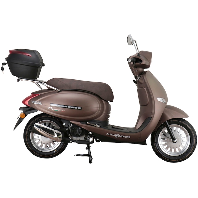 Alpha Motors Motorroller »Cappucino«, 50 cm³, 45 km/h, Euro 5, 2,99 PS,  inkl. Topcase auf Rechnung | BAUR