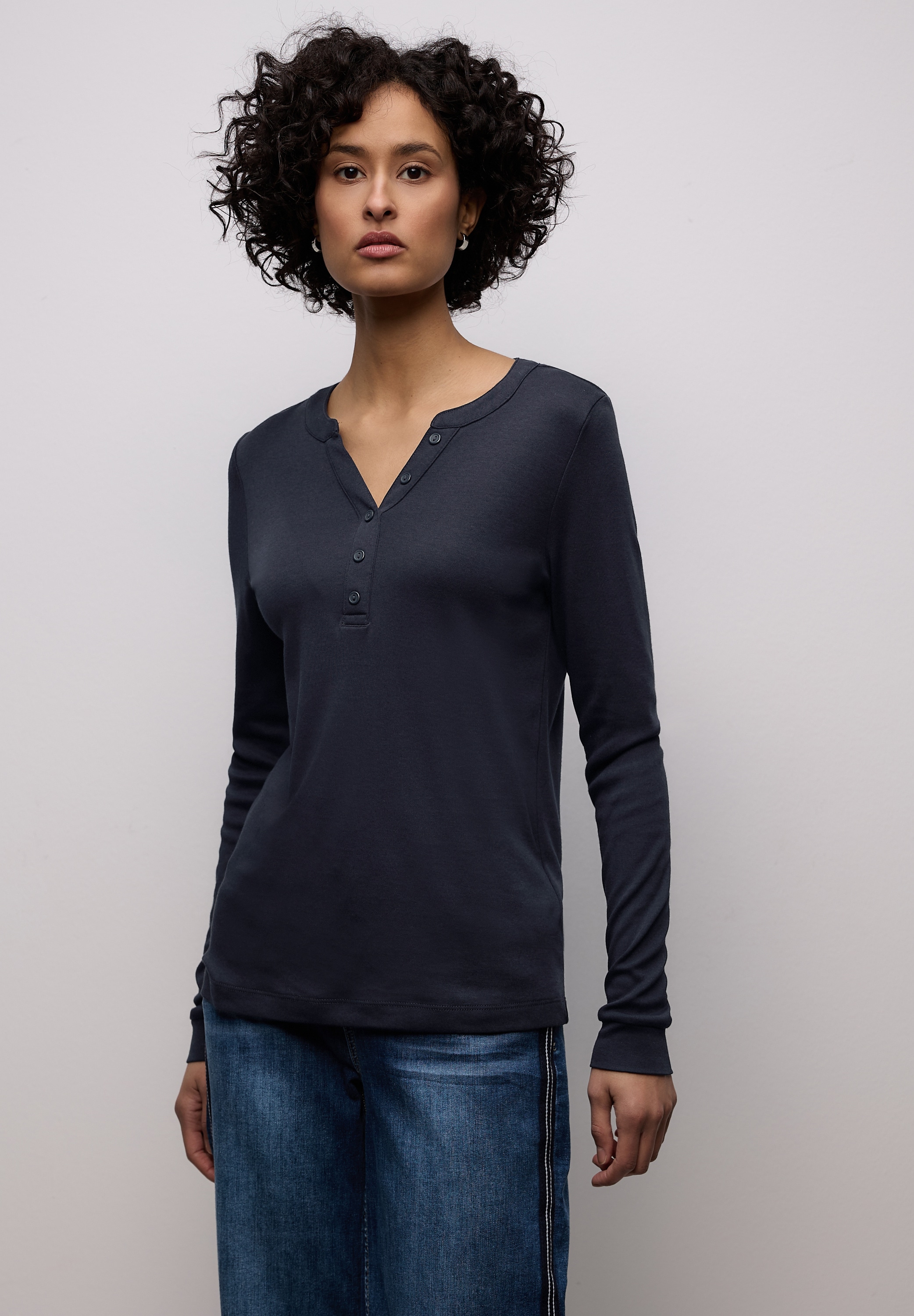 STREET ONE Langarmshirt im Tunika-Style günstig online kaufen