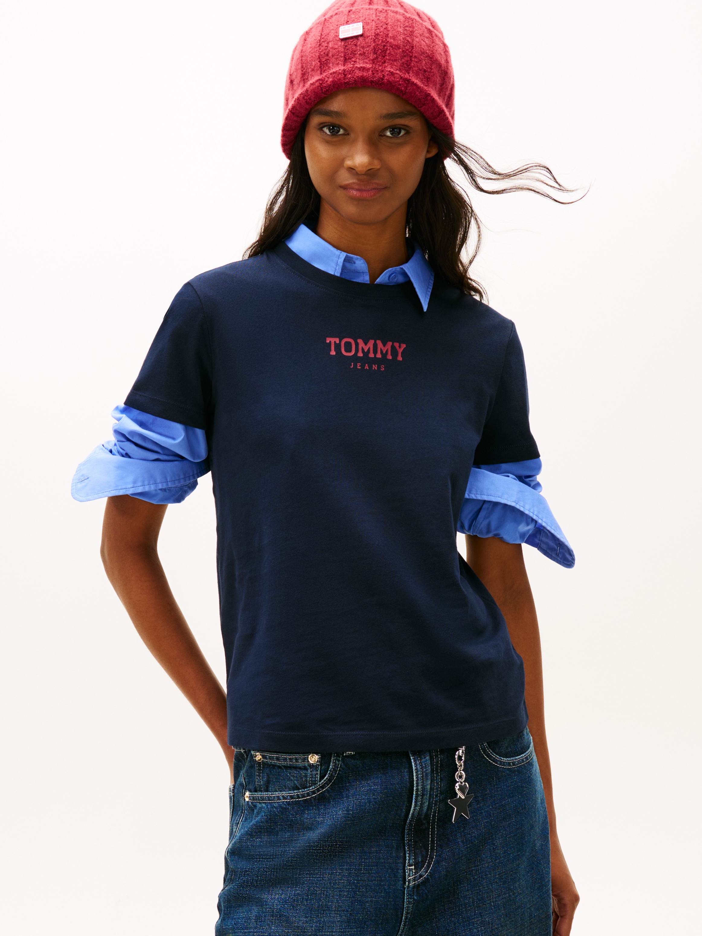 Tommy Jeans Kurzarmshirt »TJW REG ESSENTIAL LOGO 2 TEE EXT«