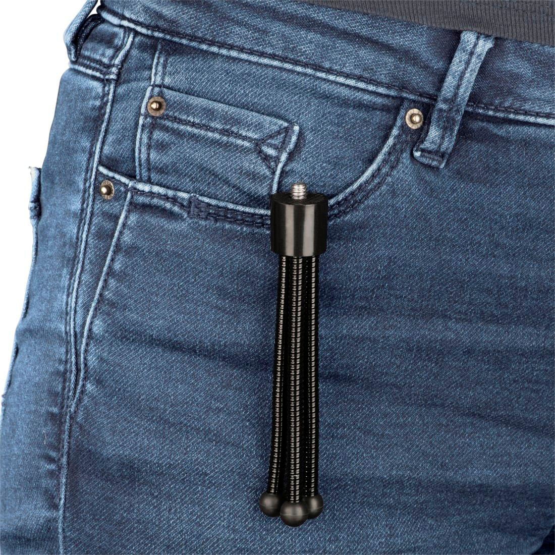 Hama Ministativ »Mini-Stativ mit flexiblen Beinen für Kompaktkameras, Schwarz« Biegestativ, Tischstativ, verstellbar von 7 bis 10 cm