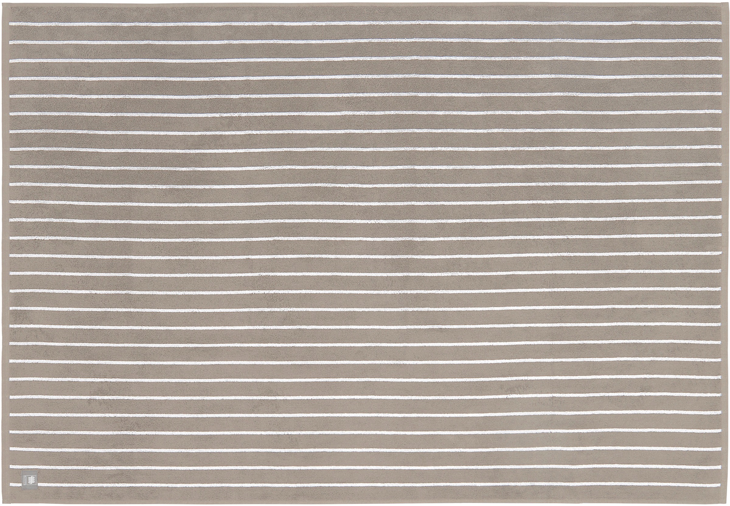 Musterring Badetuch »Needlestripe«, (1 St., Duschtuch 100 x 150 cm), hautschmeichelnd, super weich