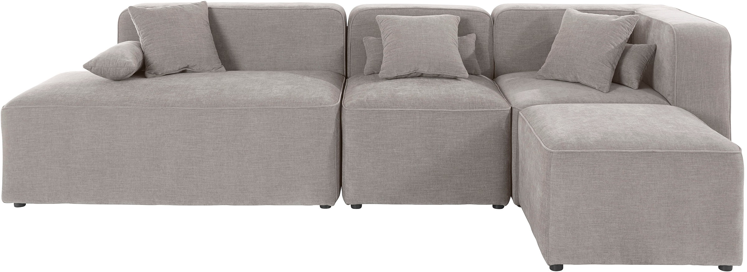 Home affaire Ecksofa "Sundstrup L-Form" Modulserie, individuelle Zusammenst günstig online kaufen