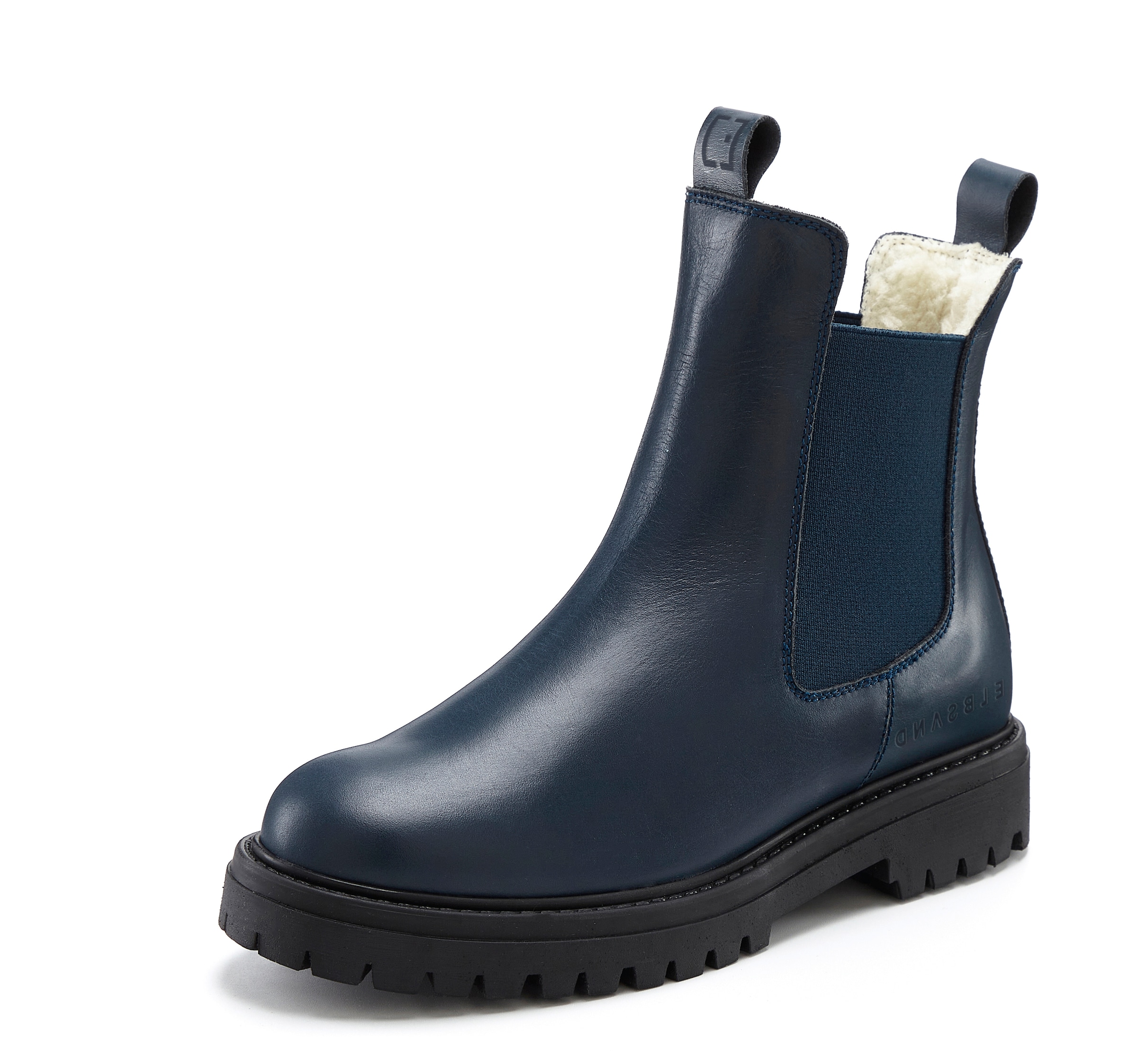 Elbsand Stiefelette »Chelseaboots, Stiefel, Boots, Winterstiefel, Schlupfstiefel«  aus Leder mit Warmfutter, Lederstiefelette