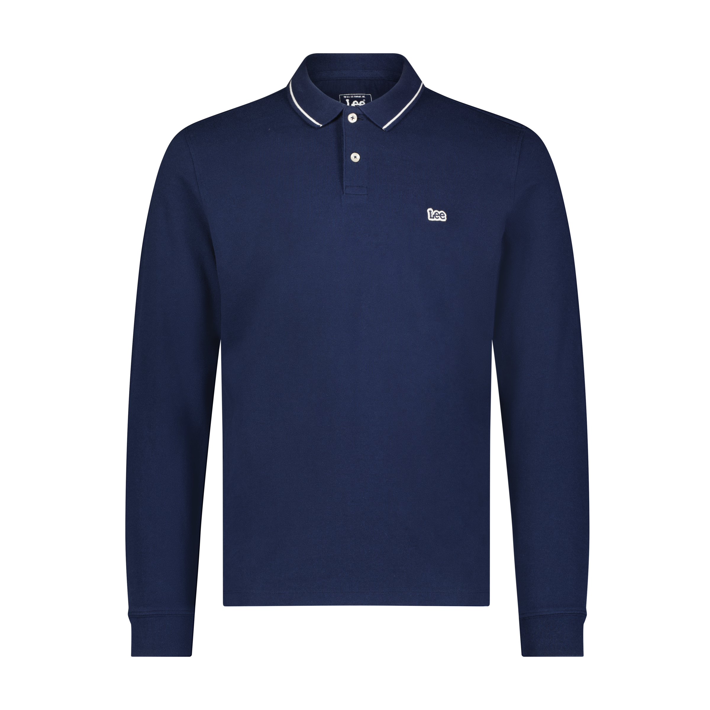 Lee® Langarmshirt »LS PIQUE POLO«, mit Logodruck