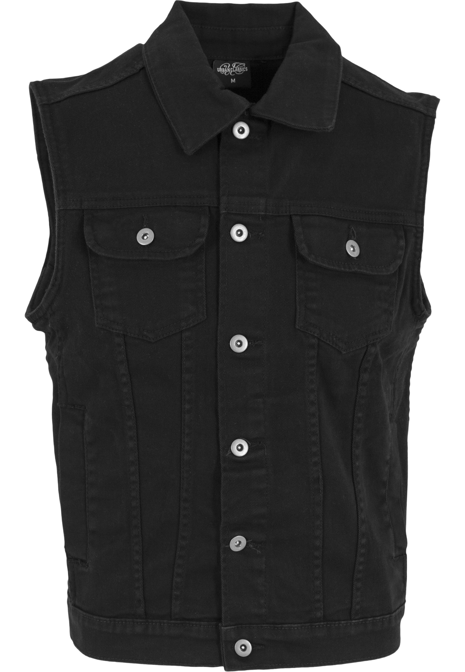 URBAN CLASSICS Jeansjacke "Urban Classics Herren Denim Vest" 1 Stk. tlg. günstig online kaufen