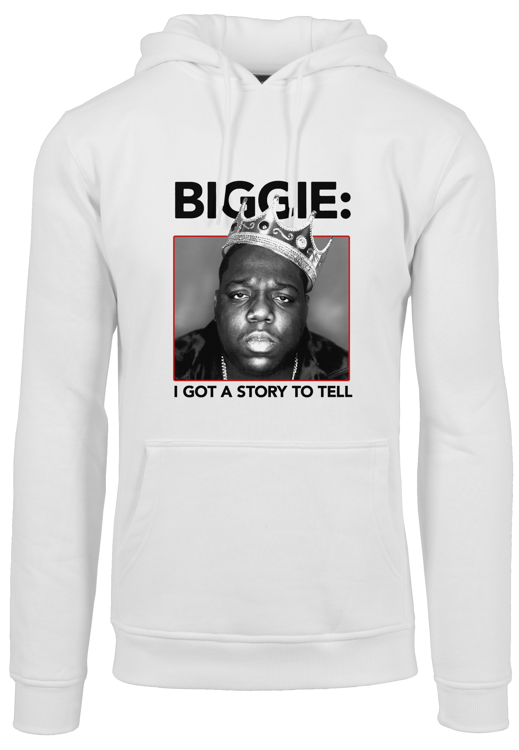 Merchcode Rundhalspullover "Merchcode Herren Biggie Crown Hoody" 1